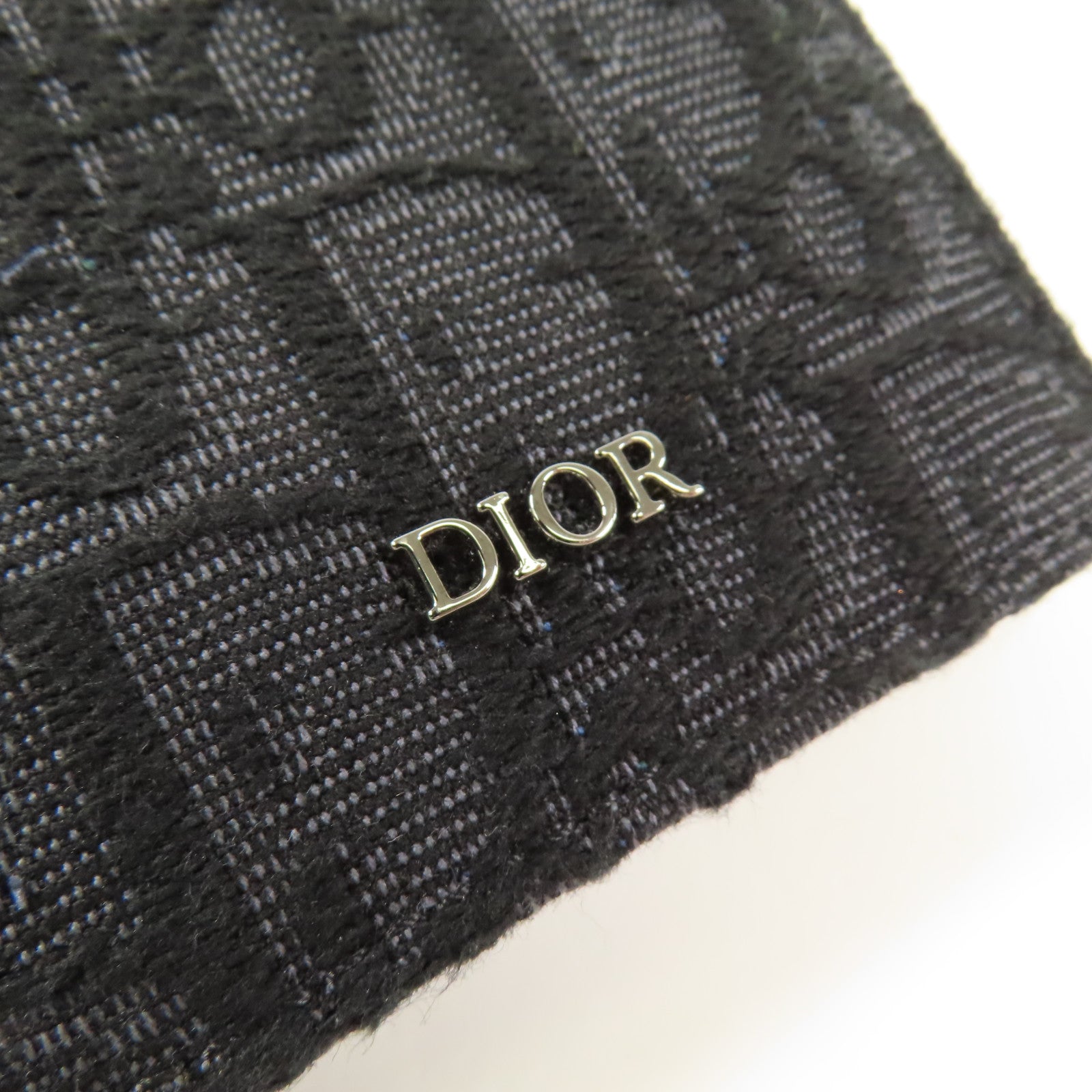 Dior 帆布Card Case銀扣卡片套