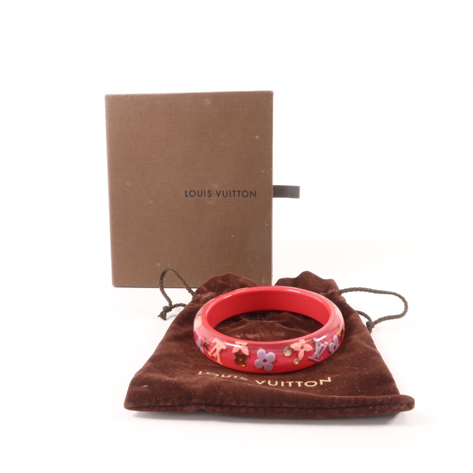 LOUIS VUITTON 樹脂Inclusion Bangle手鐲