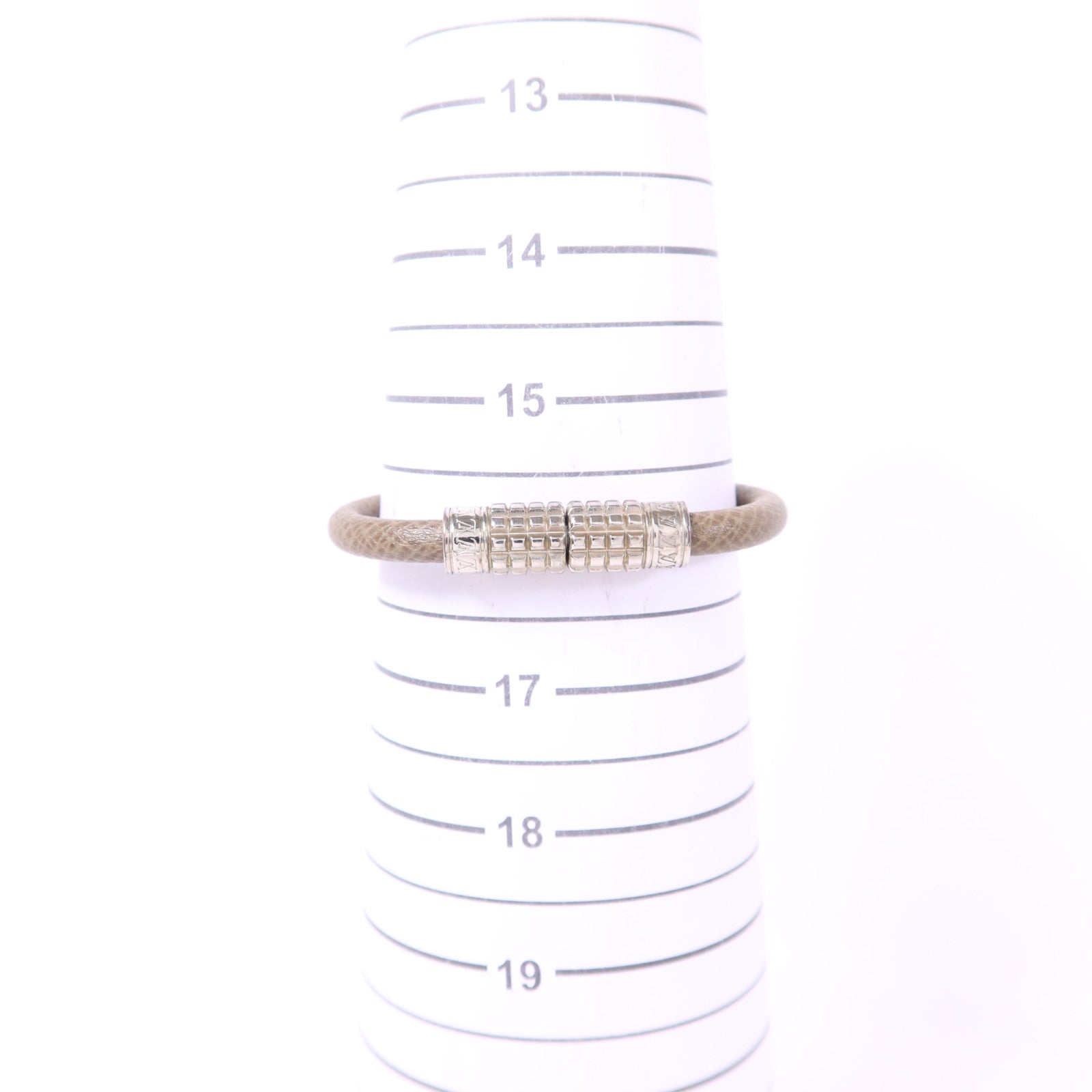 LOUIS VUITTON 皮革/金屬Digit Armband Bangle手鐲