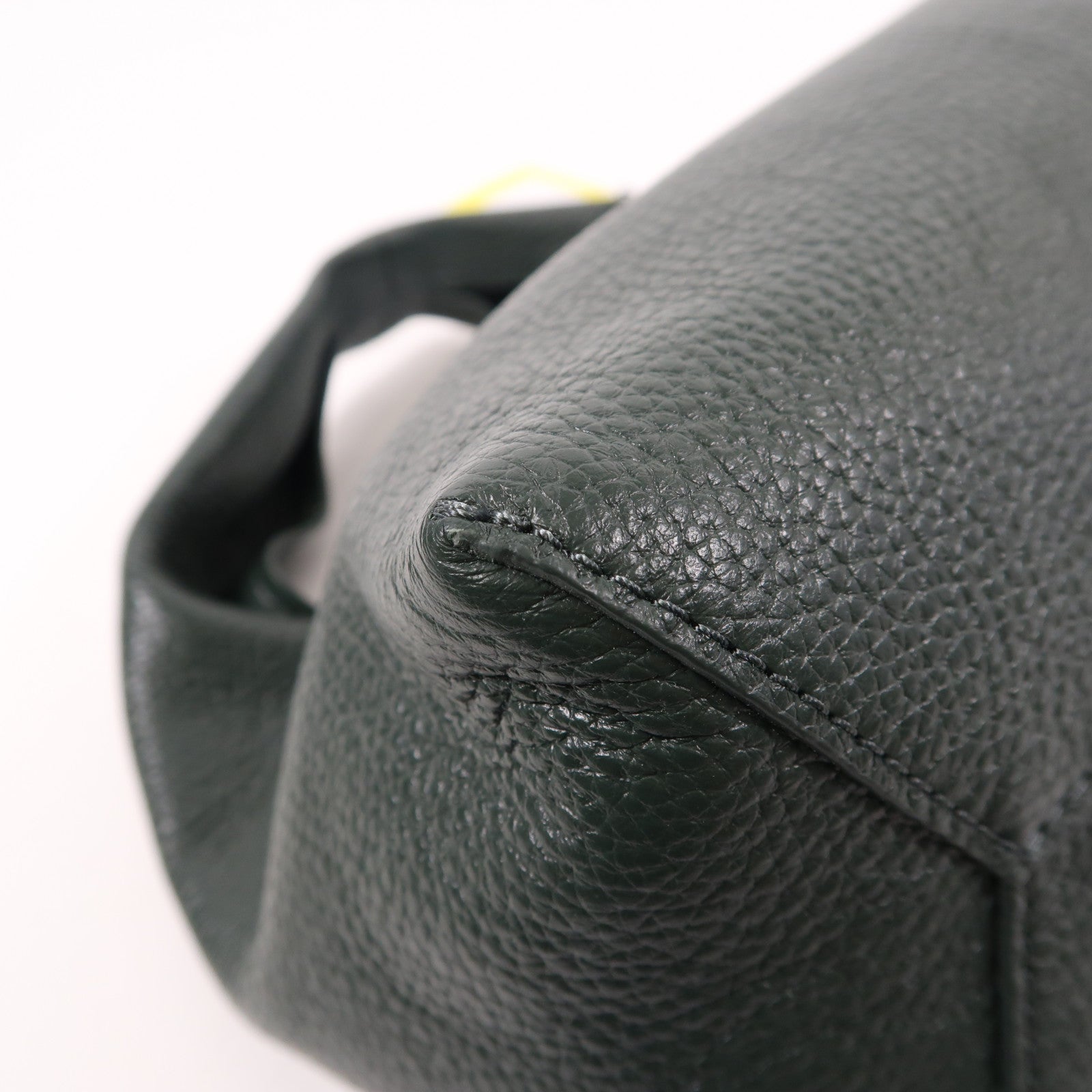 MARC JACOBS SHW Mini Sack Hand Bag Calfskin Leather Dark Green