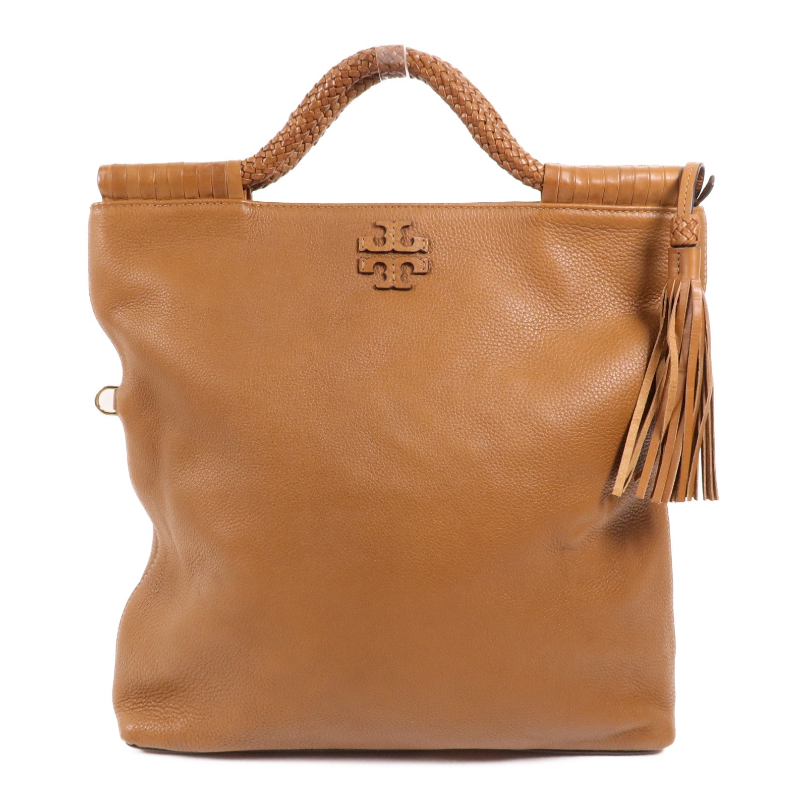 Tory Burch 牛皮皮革Hand Bag金扣手挽袋
