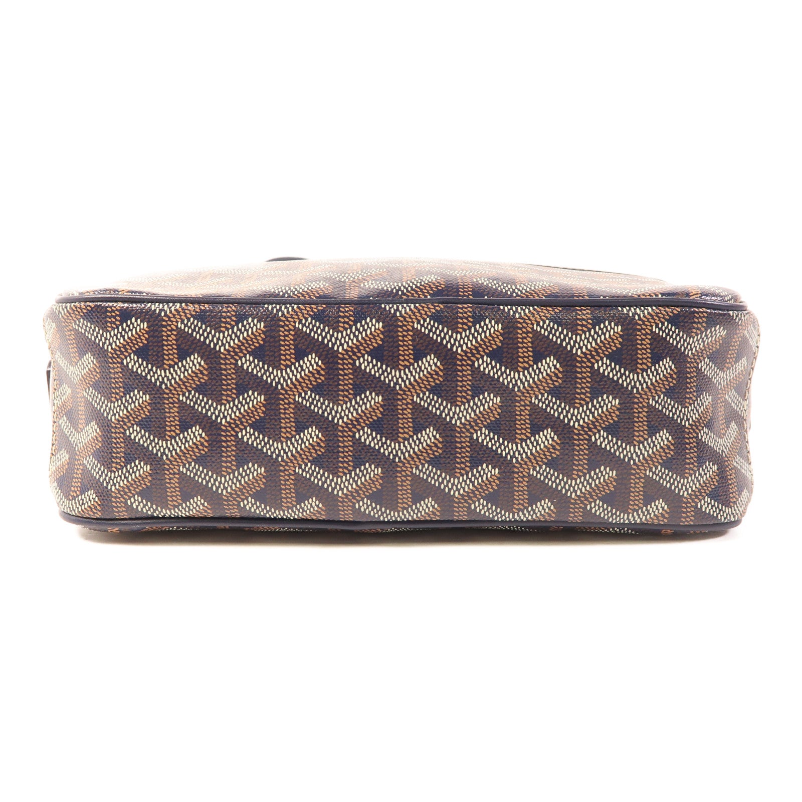 GOYARD 塗層帆布Cap Vert PM銀扣肩背袋