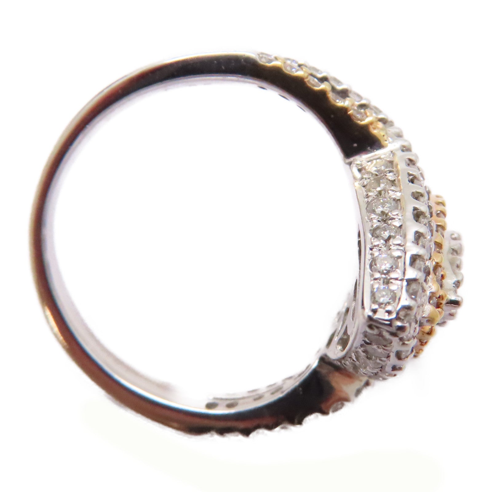 JEWELRY 18K白金/玫瑰金Diamond Ring 0.85ct鑽石戒指US#5.25