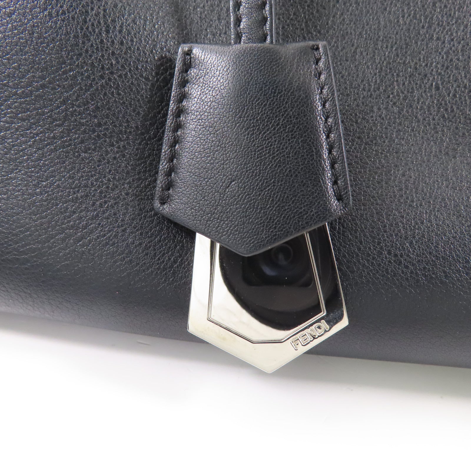 FENDI 牛皮皮革By The Way銀扣手挽肩背兩用袋