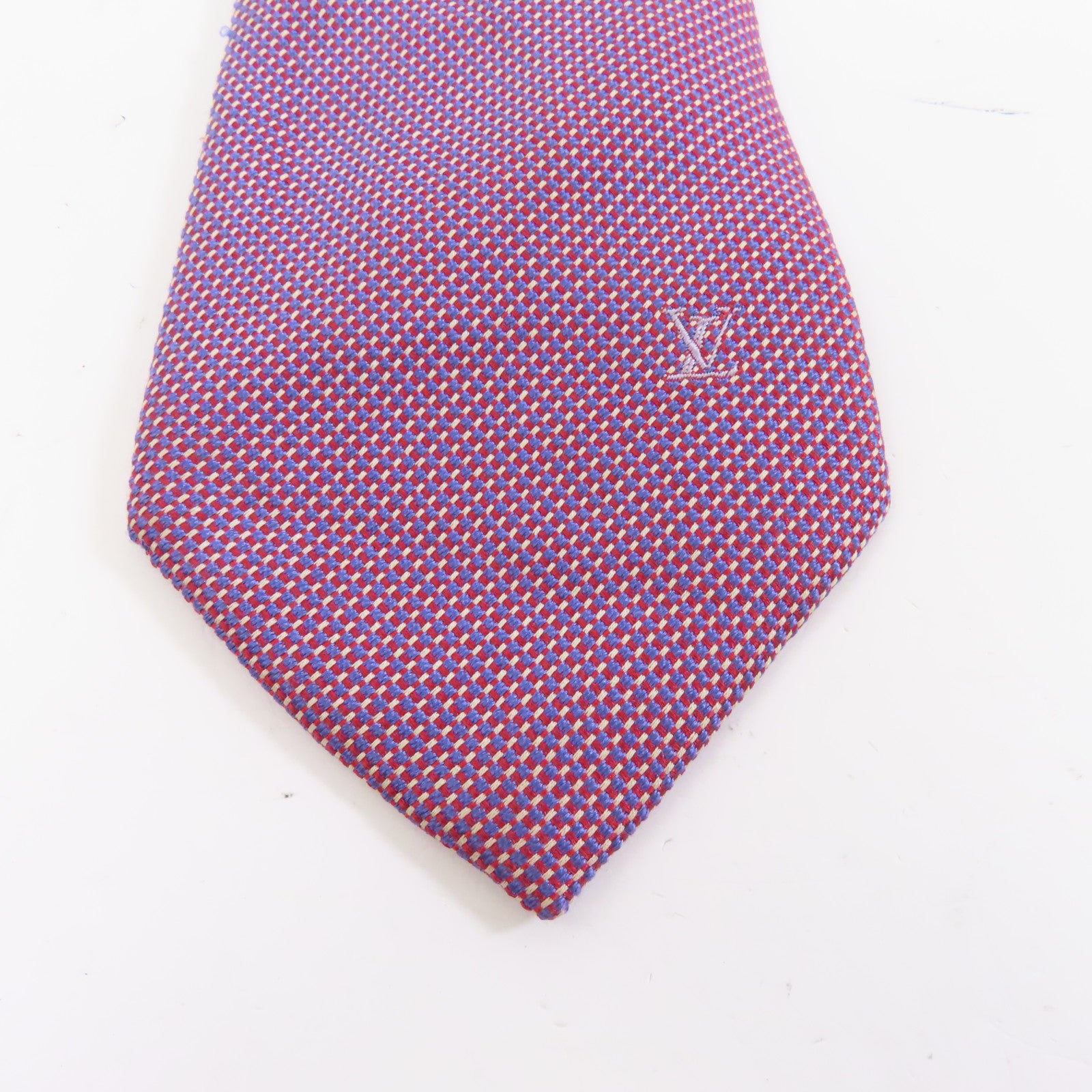 LOUIS VUITTON 絲質Necktie領帶紫色