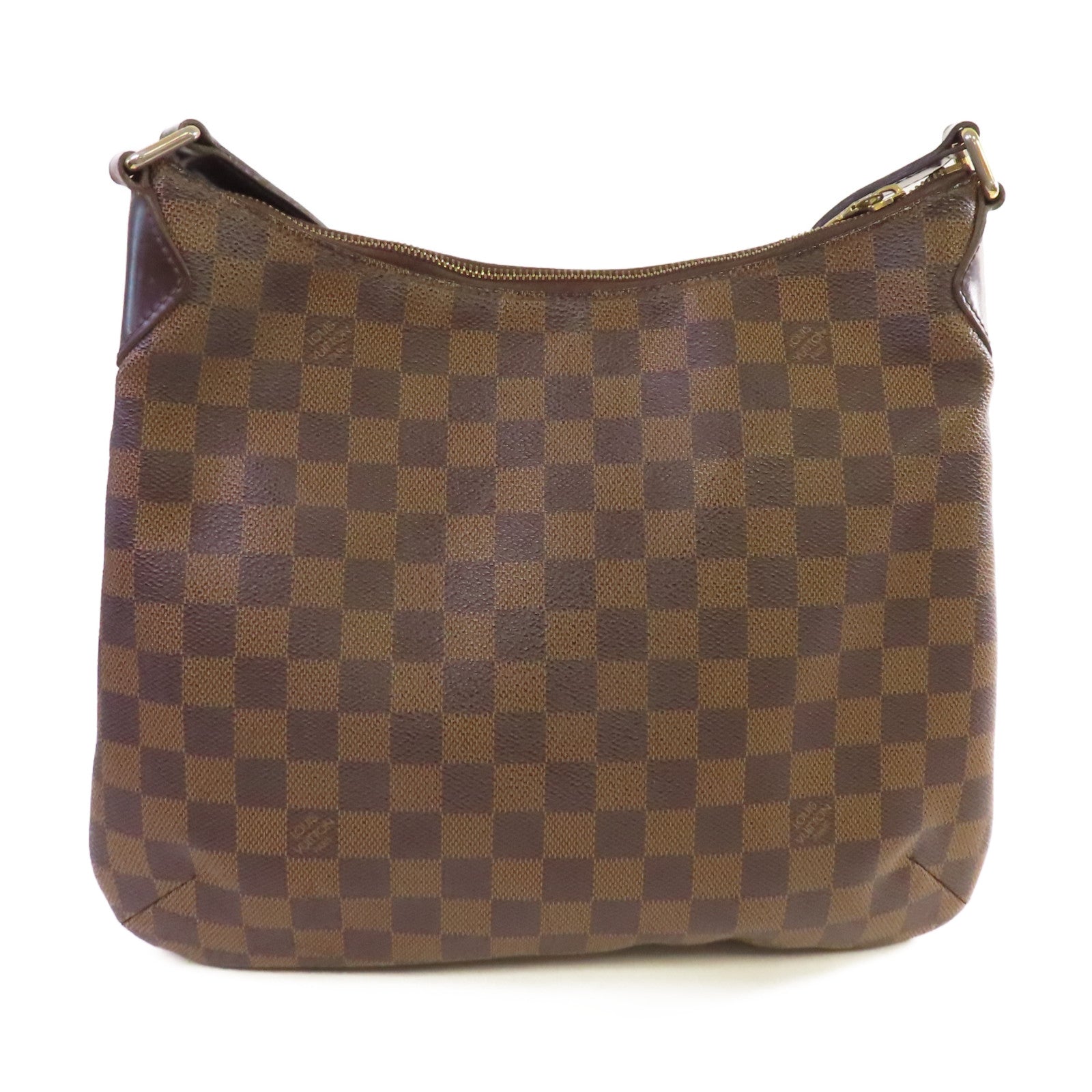 LOUIS VUITTON 【激減優惠】Damier Bloomsbury PM Shoulder Bag銀扣肩背袋啡色