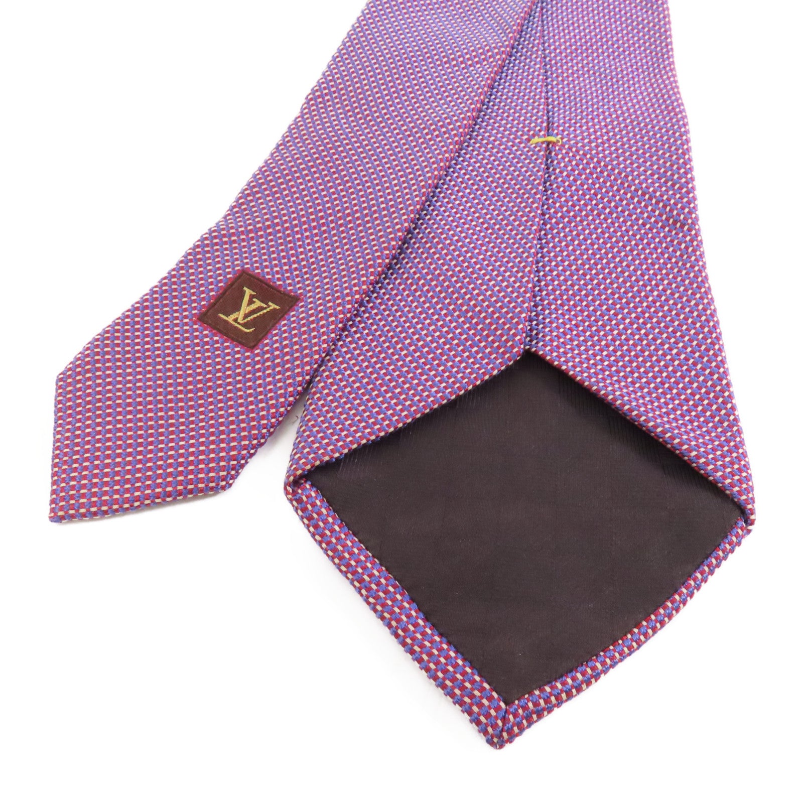 LOUIS VUITTON 絲質Necktie領帶紫色