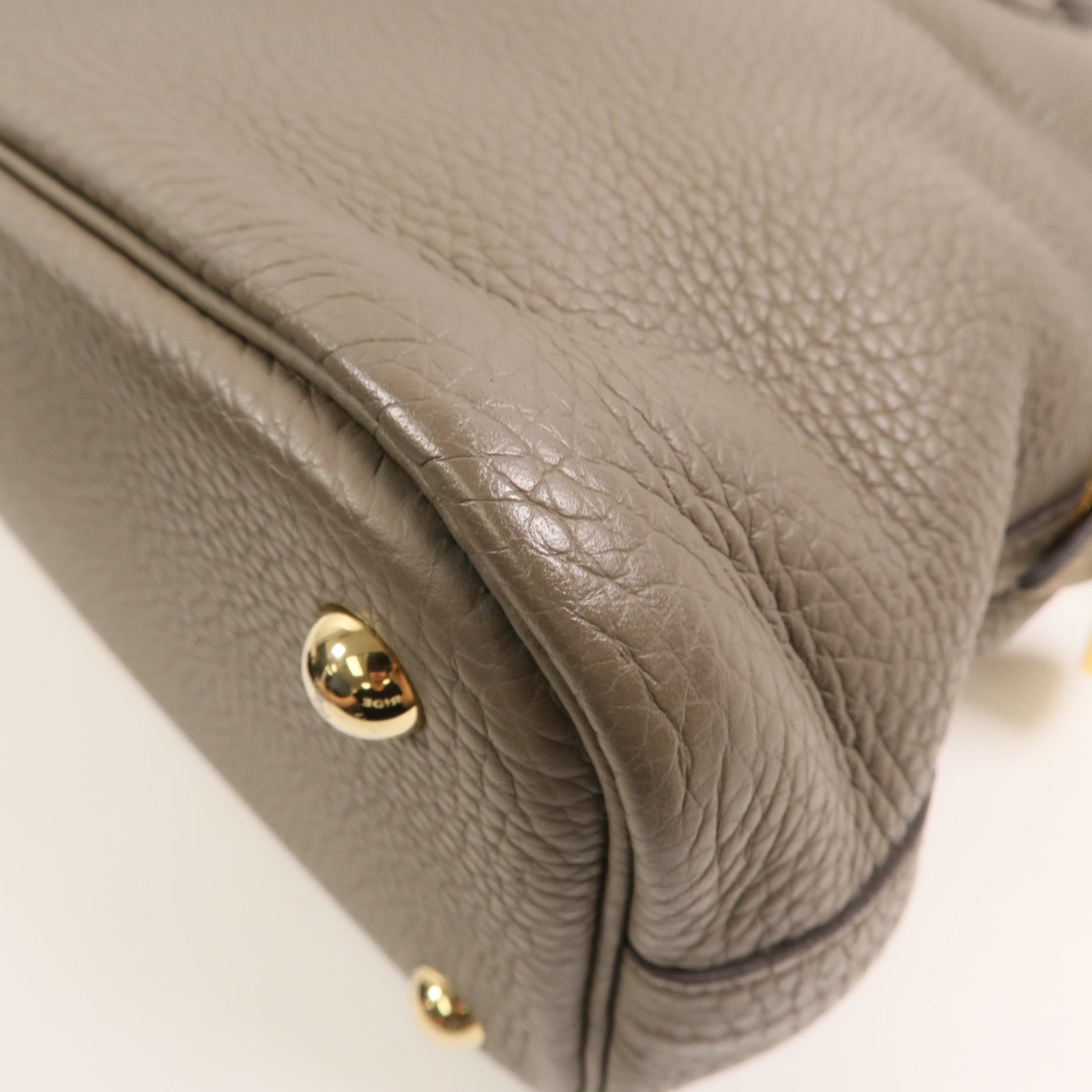 HERMES Togo皮革Bolide 31手挽袋Etain