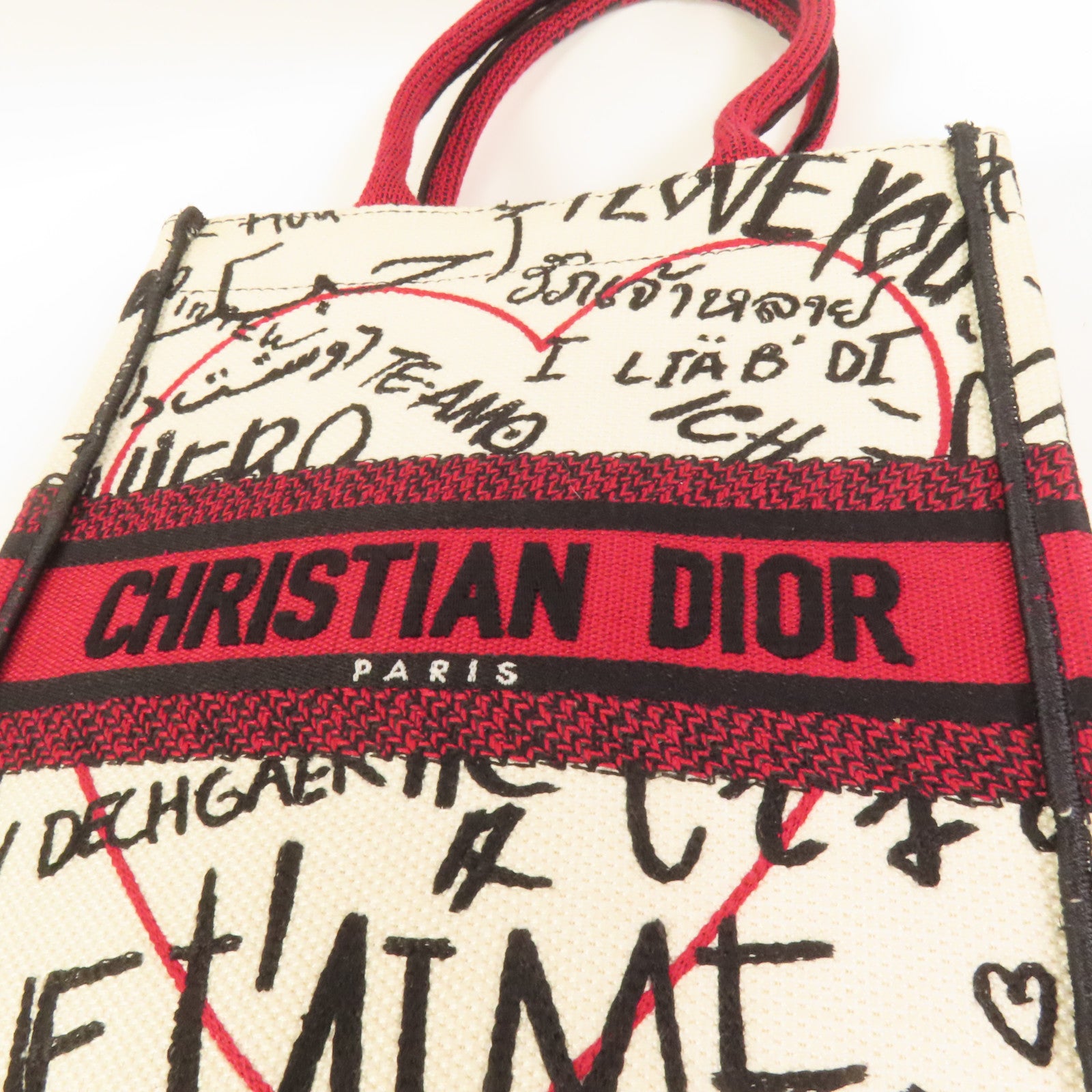 Dior 帆布Book Tote Vertical手挽袋