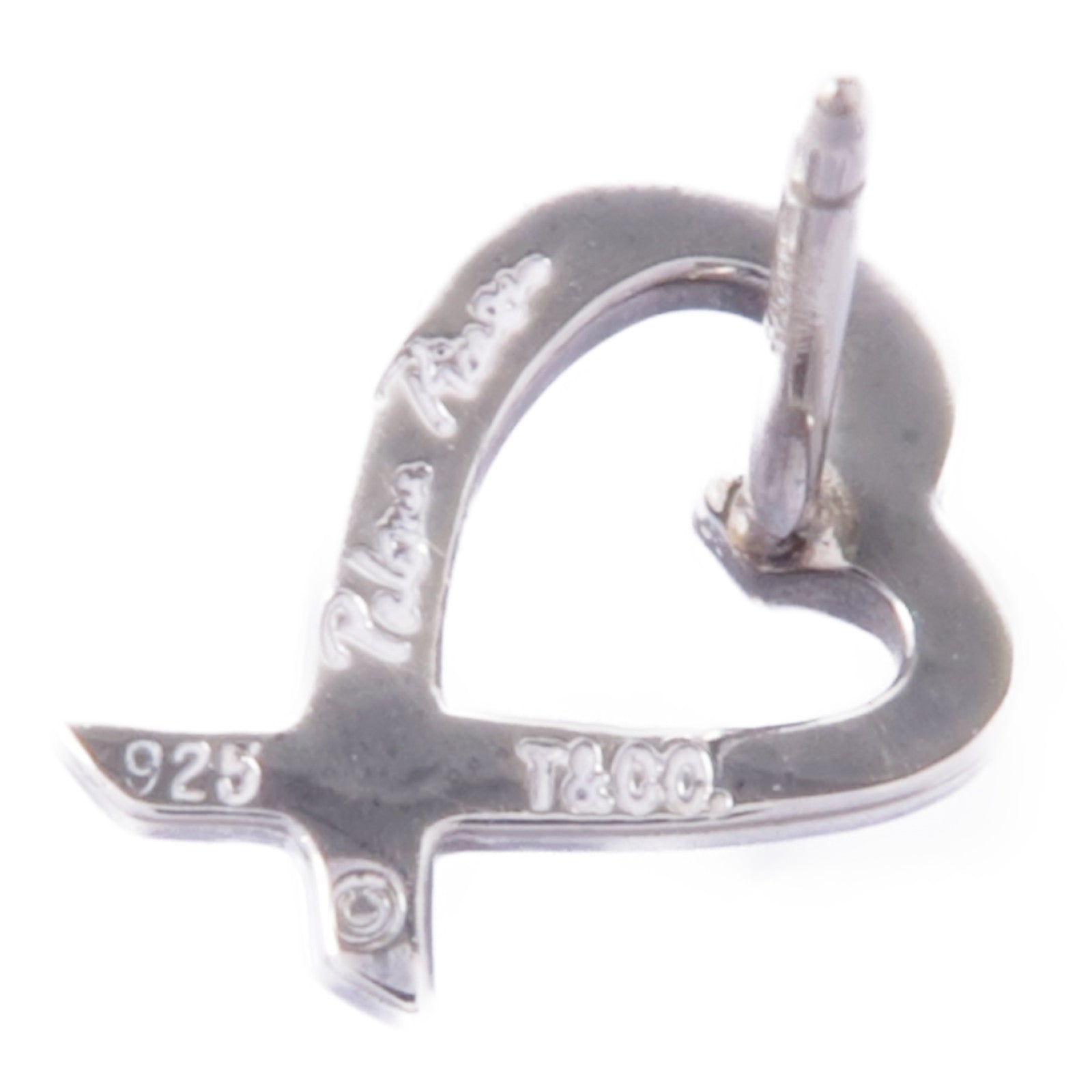 TIFFANY＆CO 925純銀Loving Heart Earrings耳環