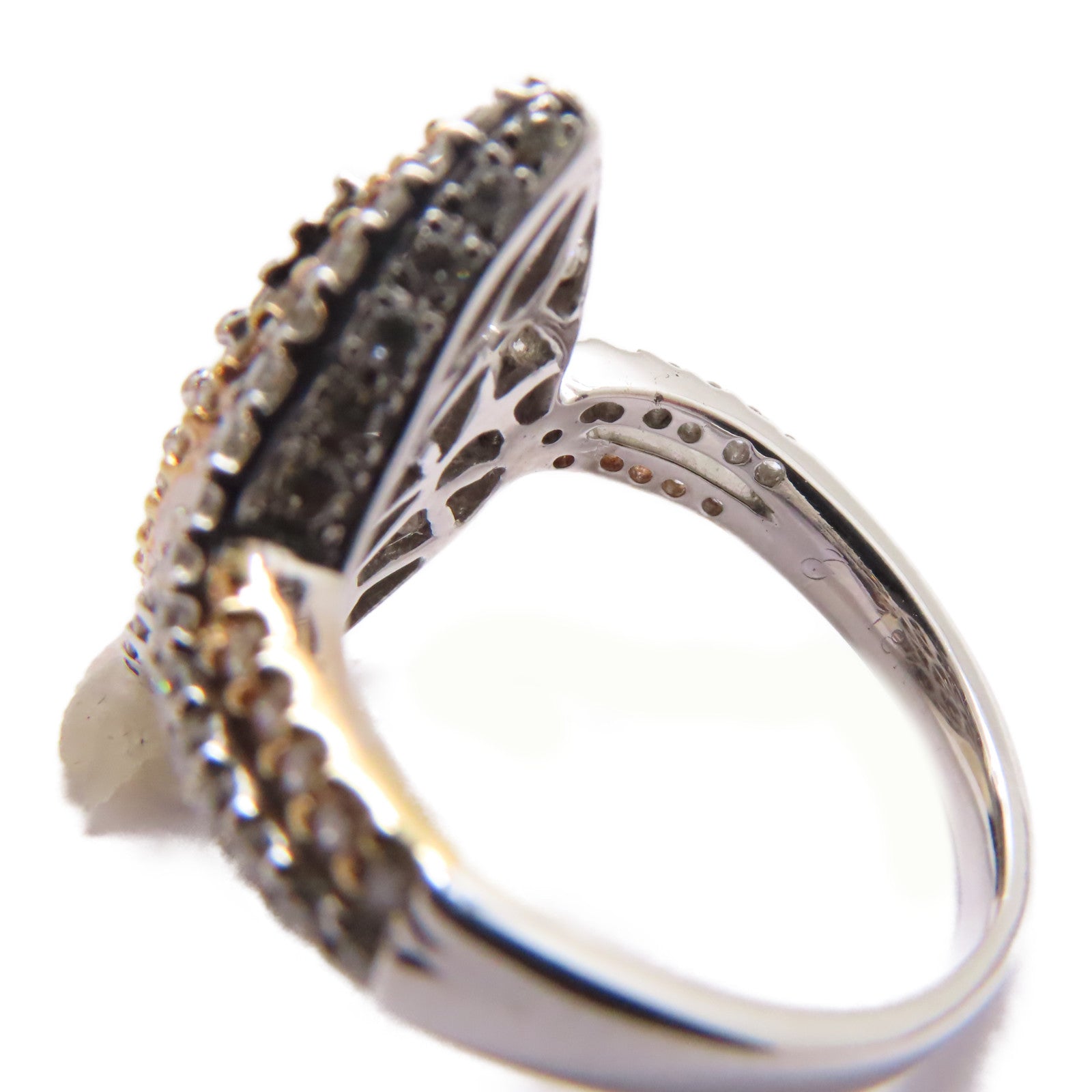 JEWELRY 18K白金/玫瑰金Diamond Ring 0.85ct鑽石戒指US#5.25
