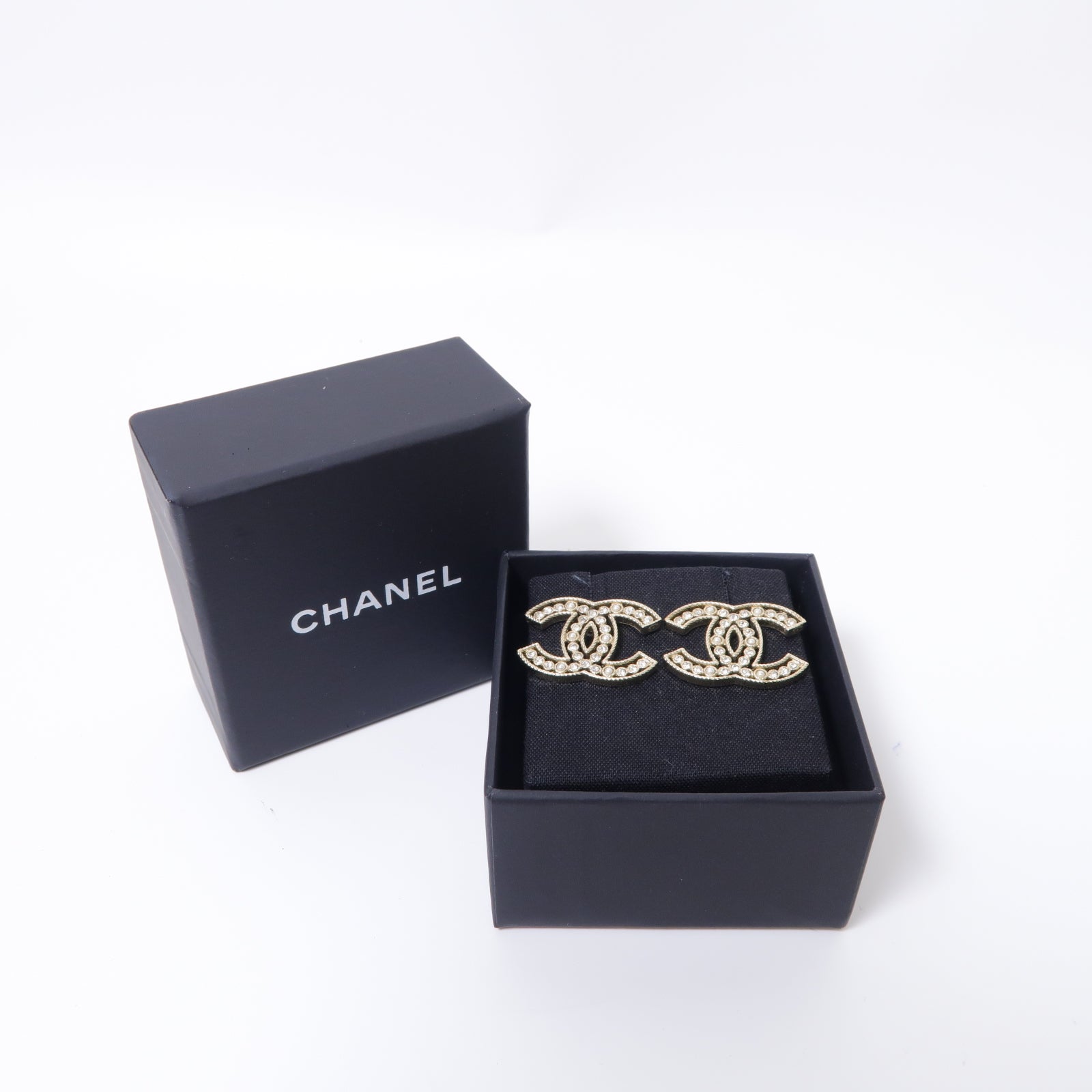 CHANEL 金屬Earrings耳環金色