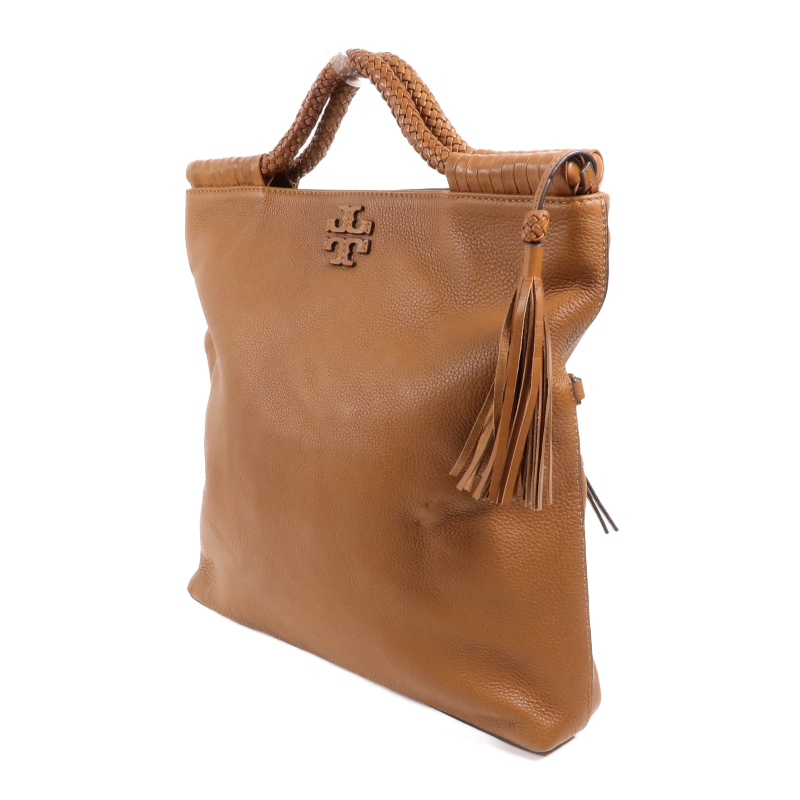 Tory Burch 牛皮皮革Hand Bag金扣手挽袋