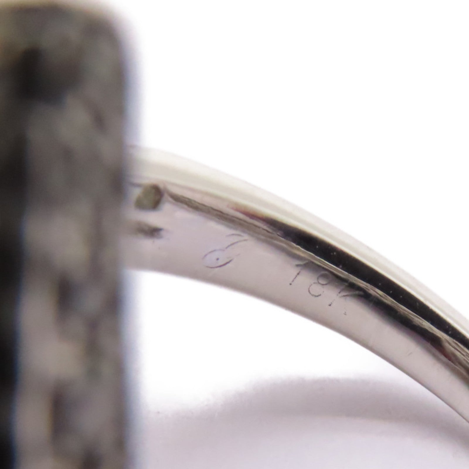 JEWELRY 18K白金/玫瑰金Diamond Ring 0.85ct鑽石戒指US#5.25