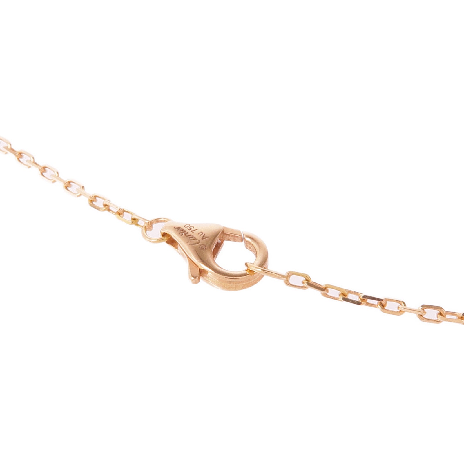 CARTIER 18K黃金/白金/玫瑰金Trinity Necklace項鍊