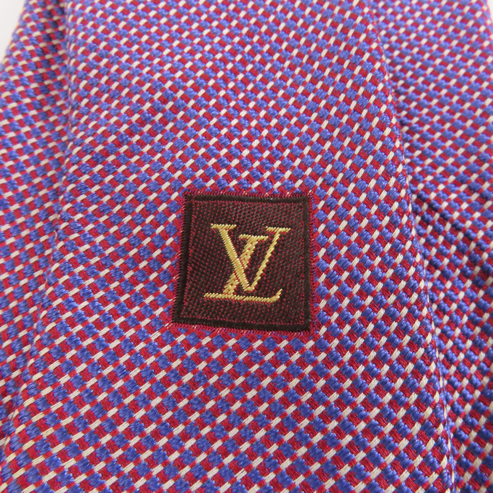 LOUIS VUITTON 絲質Necktie領帶紫色