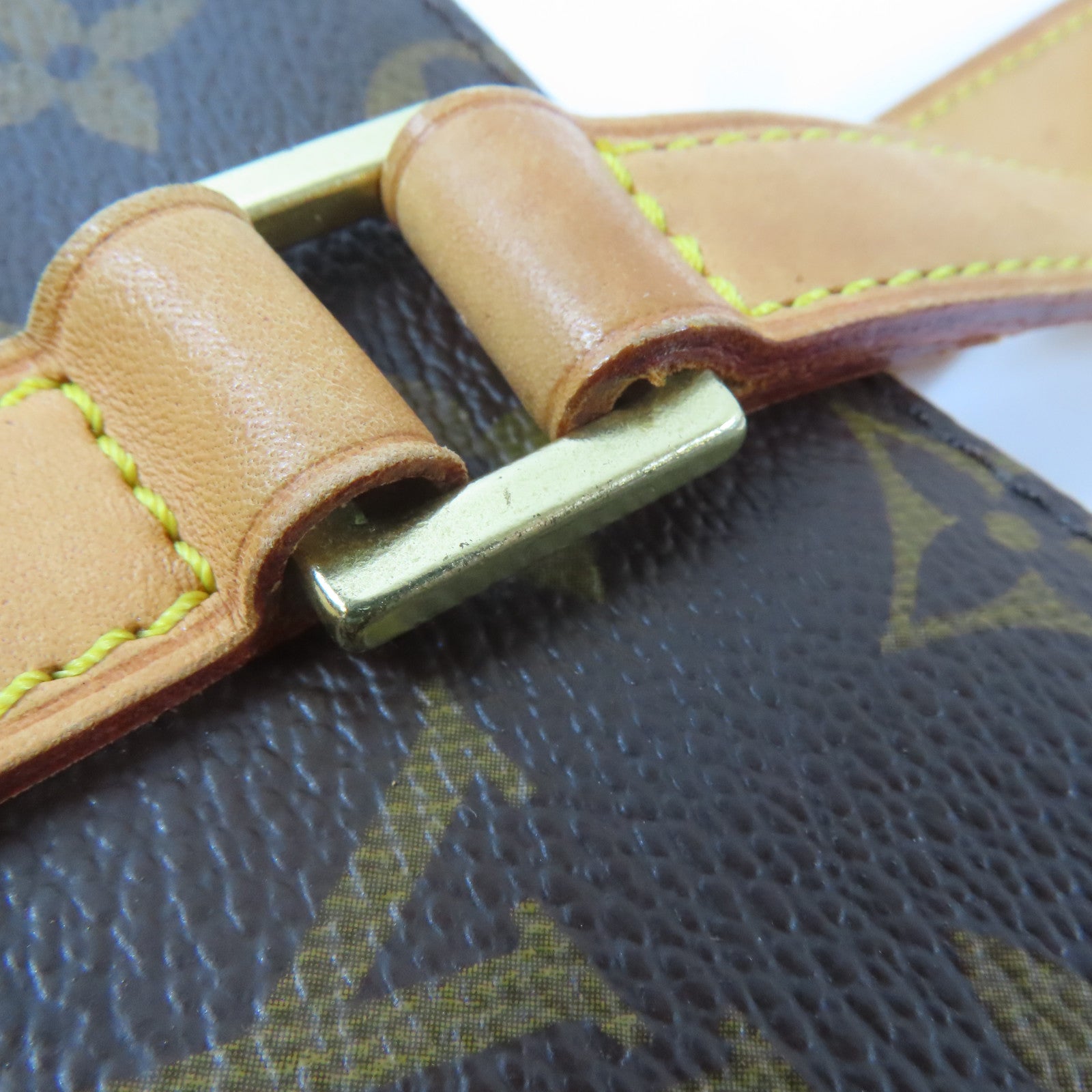 LOUIS VUITTON 【激減優惠】Monogram Cabas Piano金扣肩背袋啡色