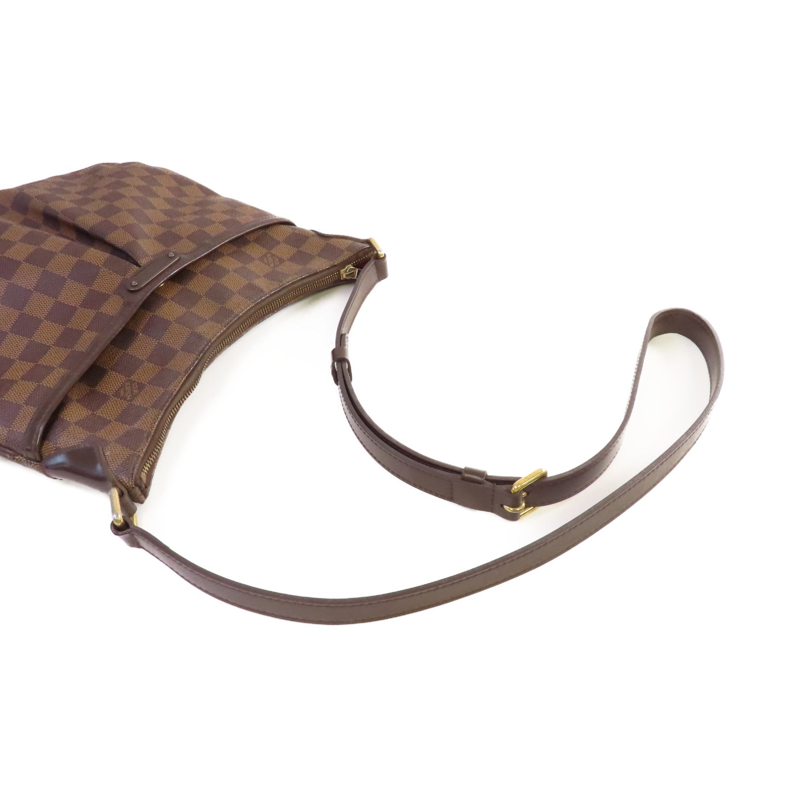LOUIS VUITTON 【激減優惠】Damier Bloomsbury PM Shoulder Bag銀扣肩背袋啡色