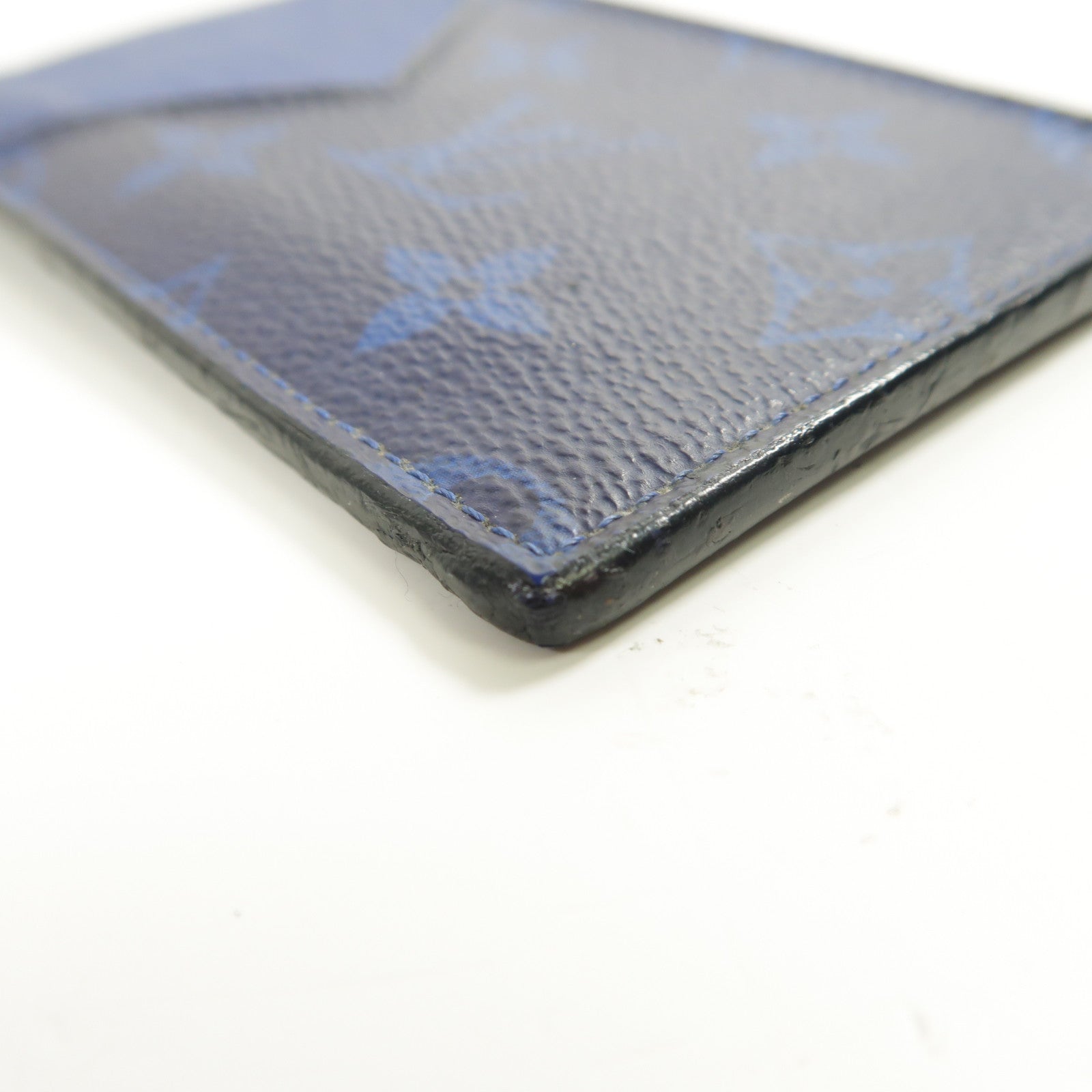 LOUIS VUITTON Monogram/Taiga Taigarama銀扣卡片套