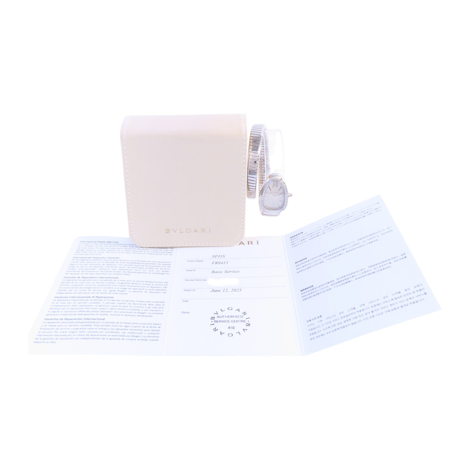 BVLGARI Sperpenti Tubocas Diamond SP35SFR0413