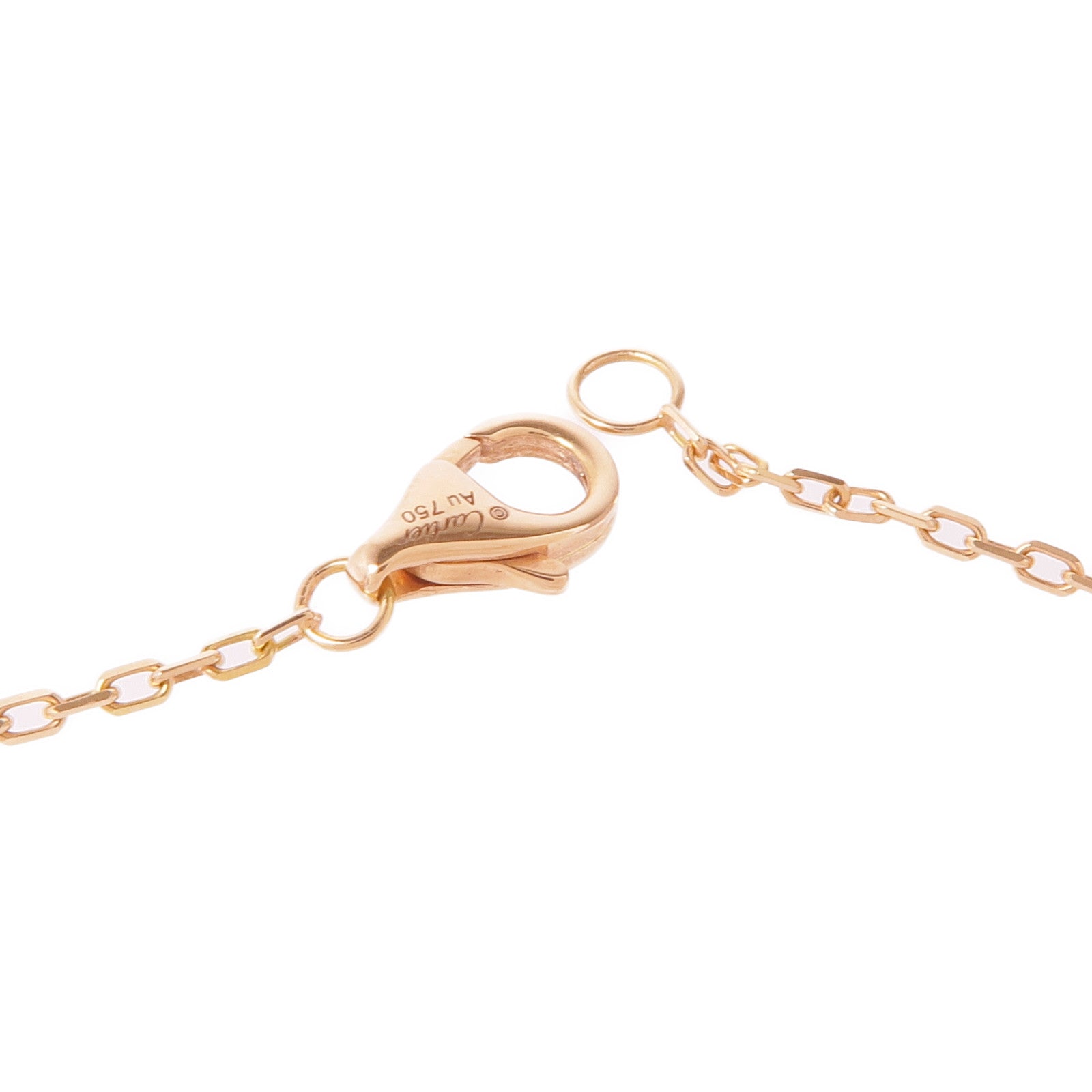 CARTIER 18K黃金/白金/玫瑰金Trinity Necklace項鍊