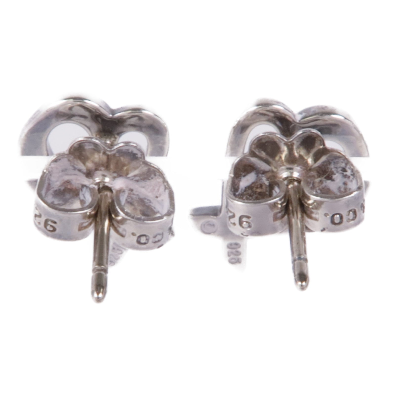 TIFFANY＆CO 925純銀Loving Heart Earrings耳環