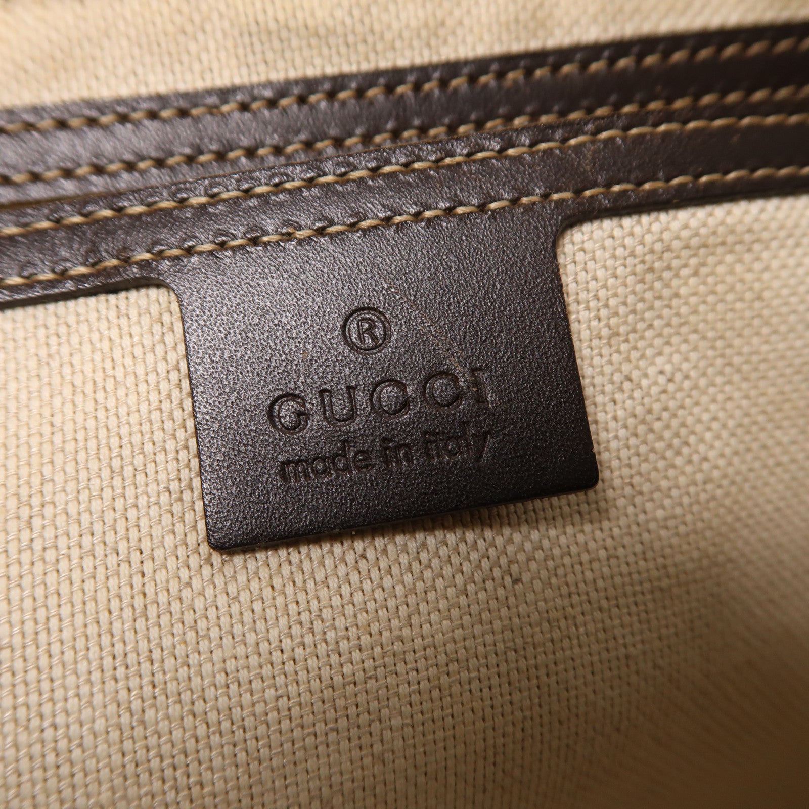 GUCCI 塗層帆布Waist Bag金扣腰包