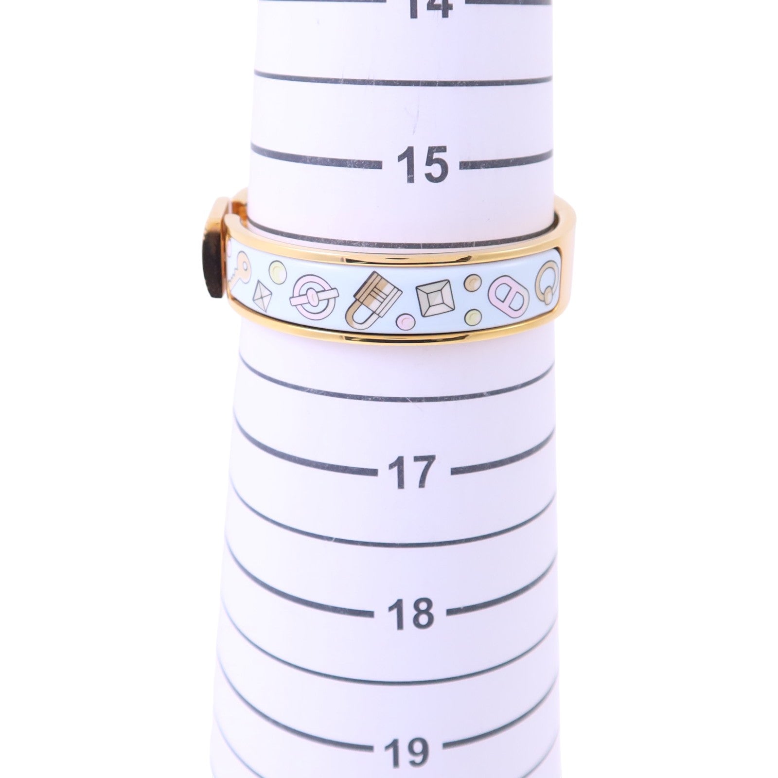 HERMES 金屬/琺瑯Clic Cadenas Bracelet金扣手鏈