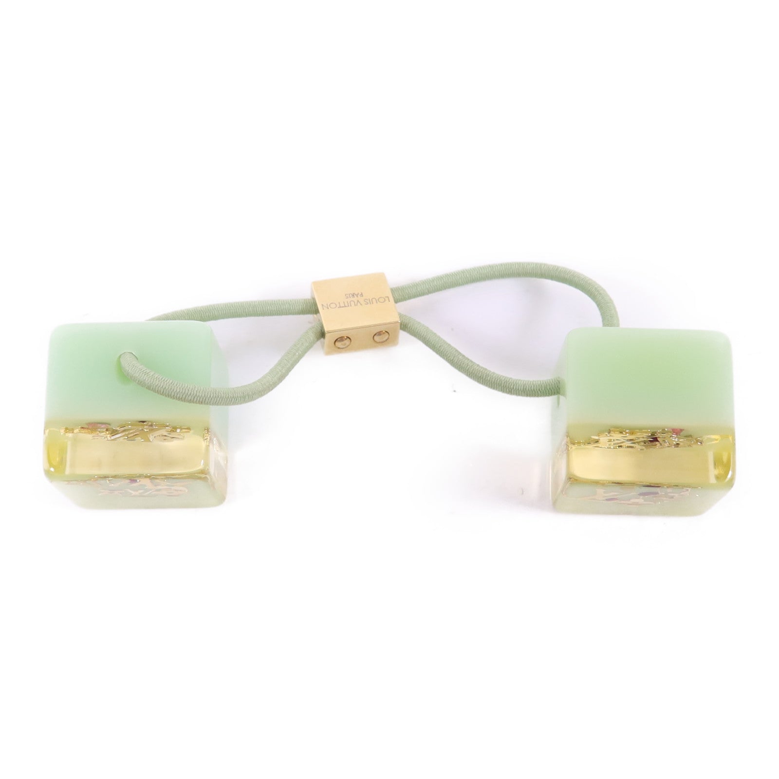 LOUIS VUITTON PVC Hair Cube頭髮橡皮筋