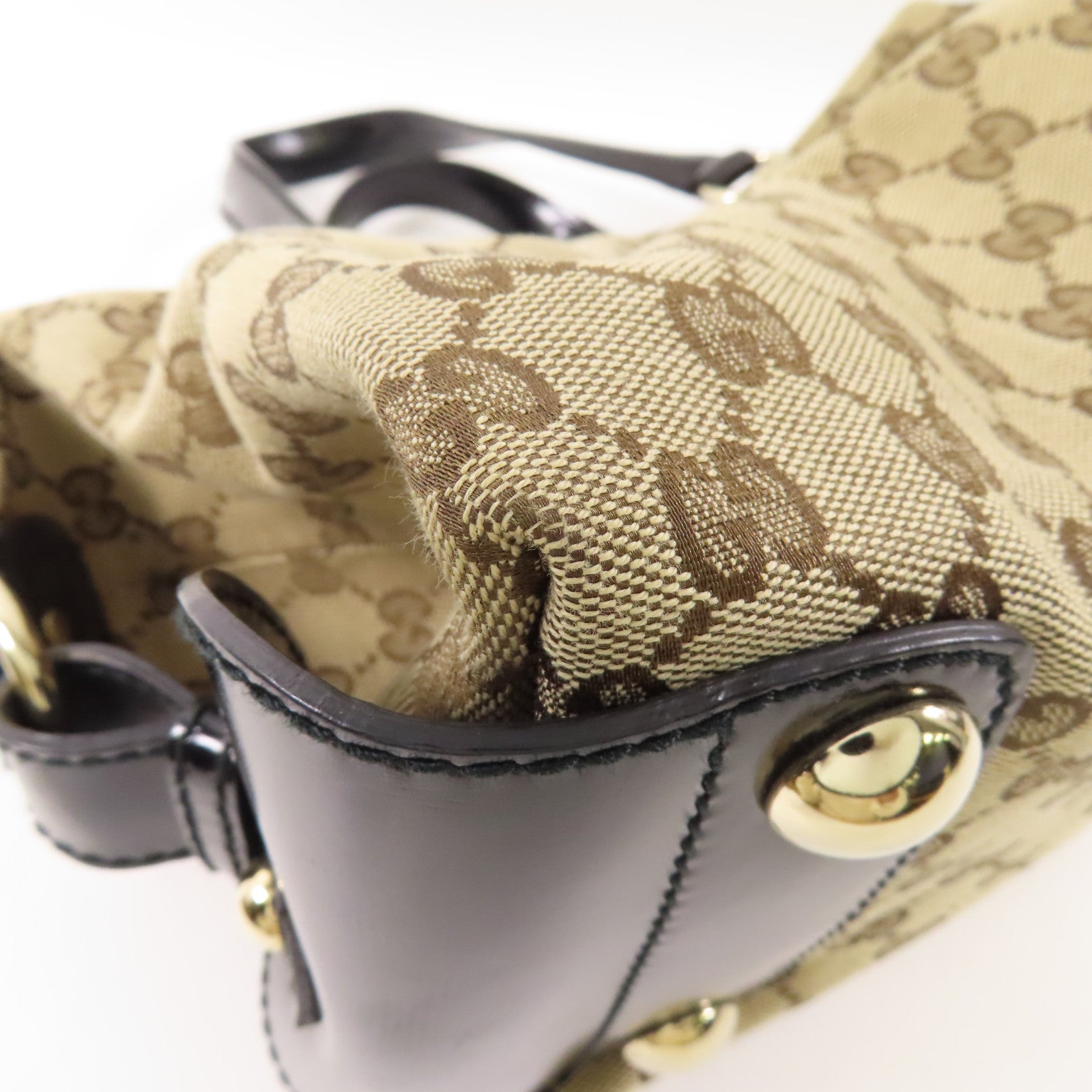GUCCI 帆布Handbag金扣手挽袋