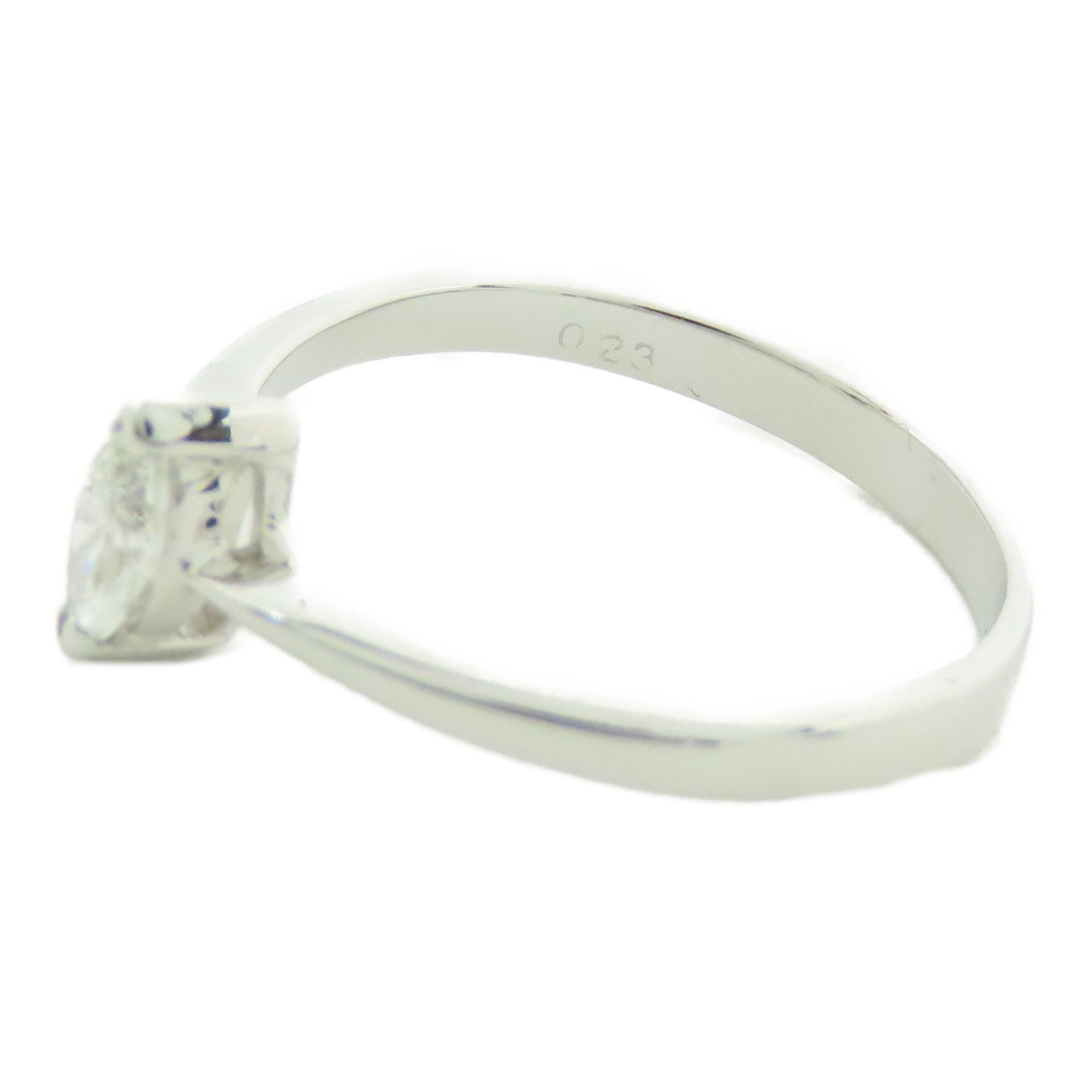 JEWELRY 【激減優惠】18K白金Diamond Ring鑽石戒指US#5