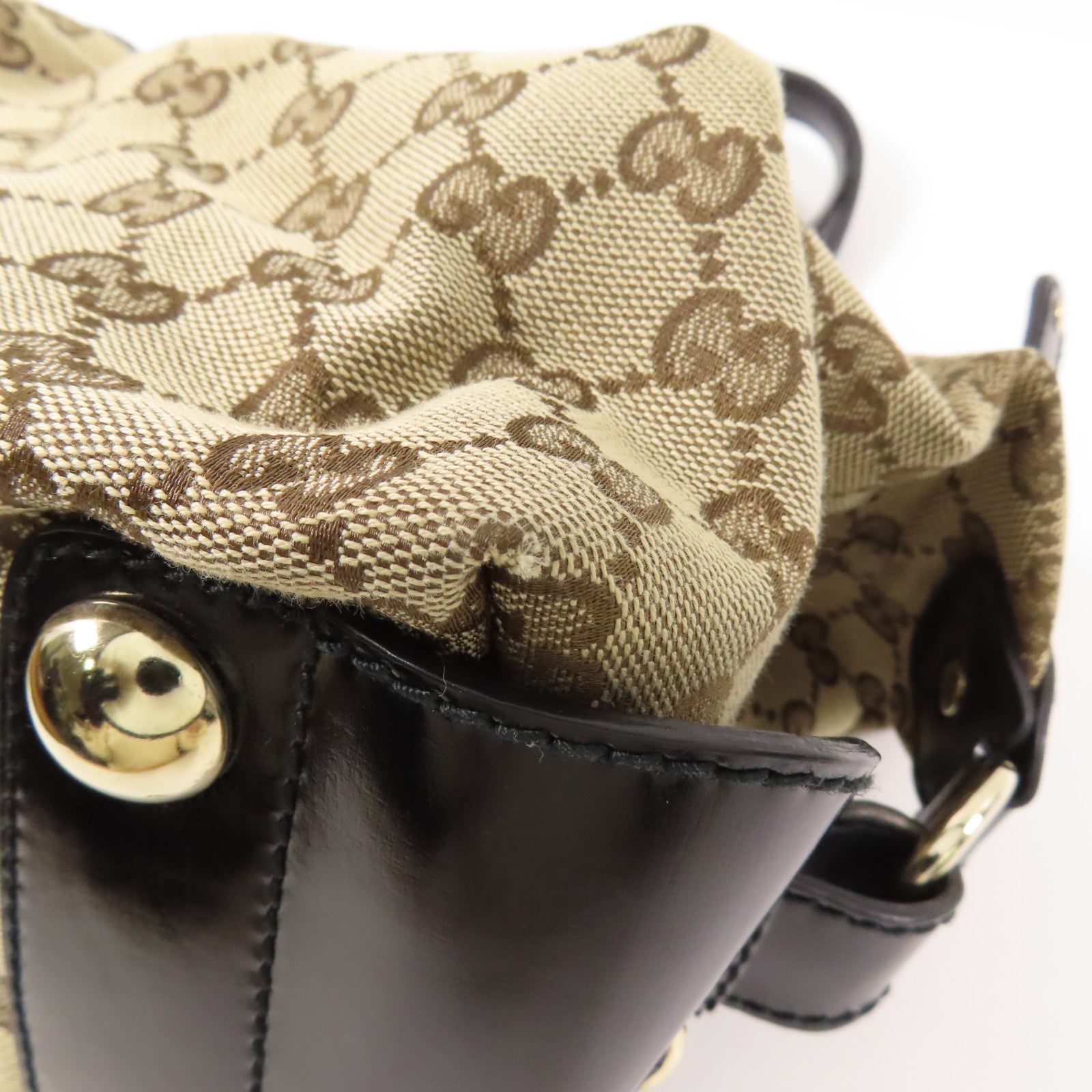 GUCCI 帆布Handbag金扣手挽袋
