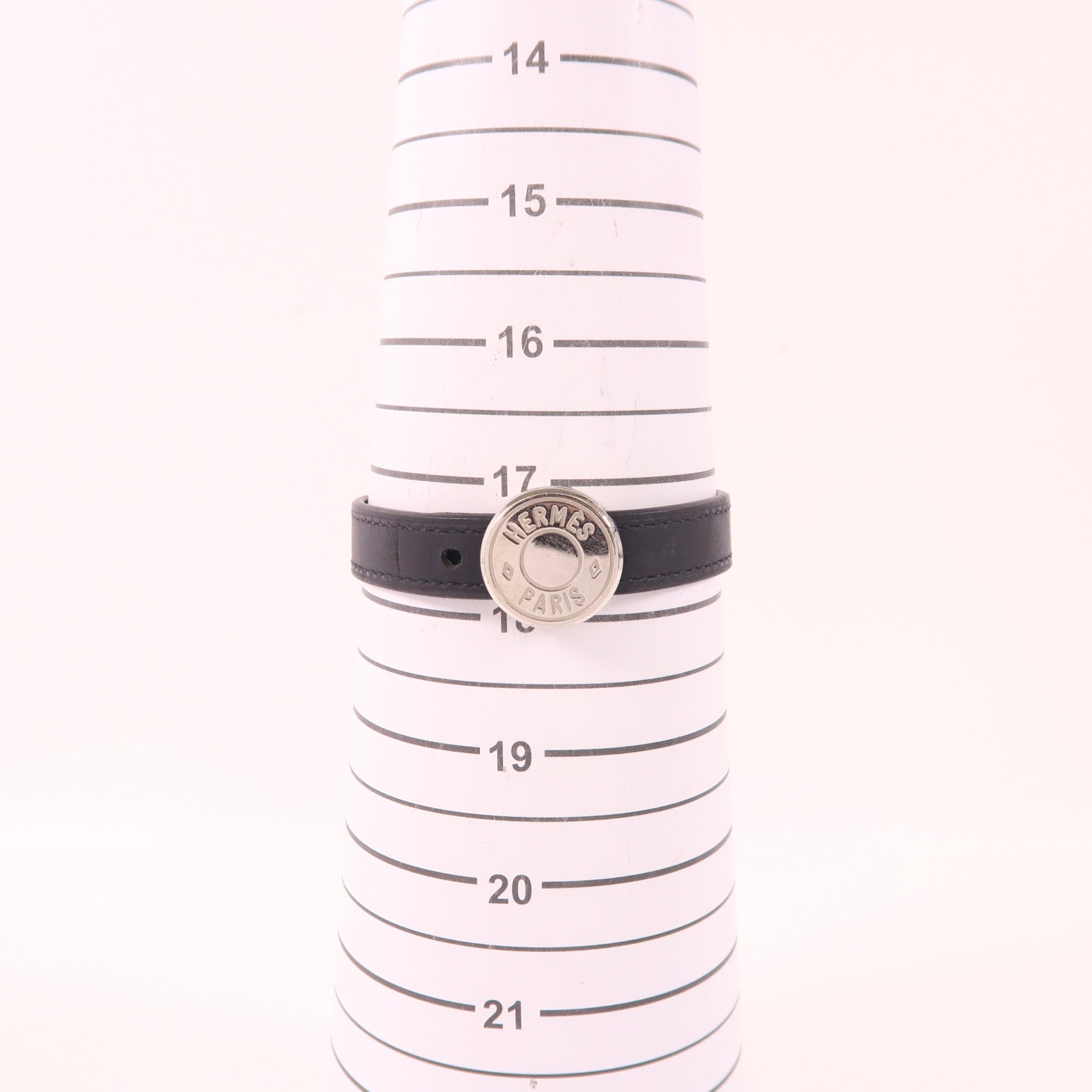 HERMES 皮革/金屬Bangle手鐲Hermes#M