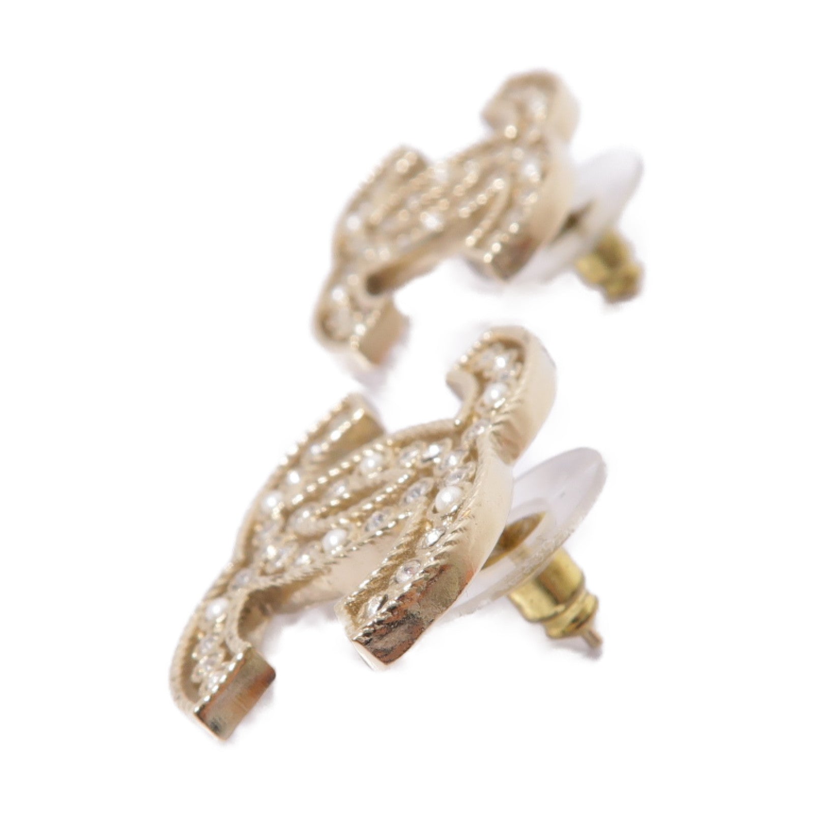 CHANEL 金屬Earrings耳環金色