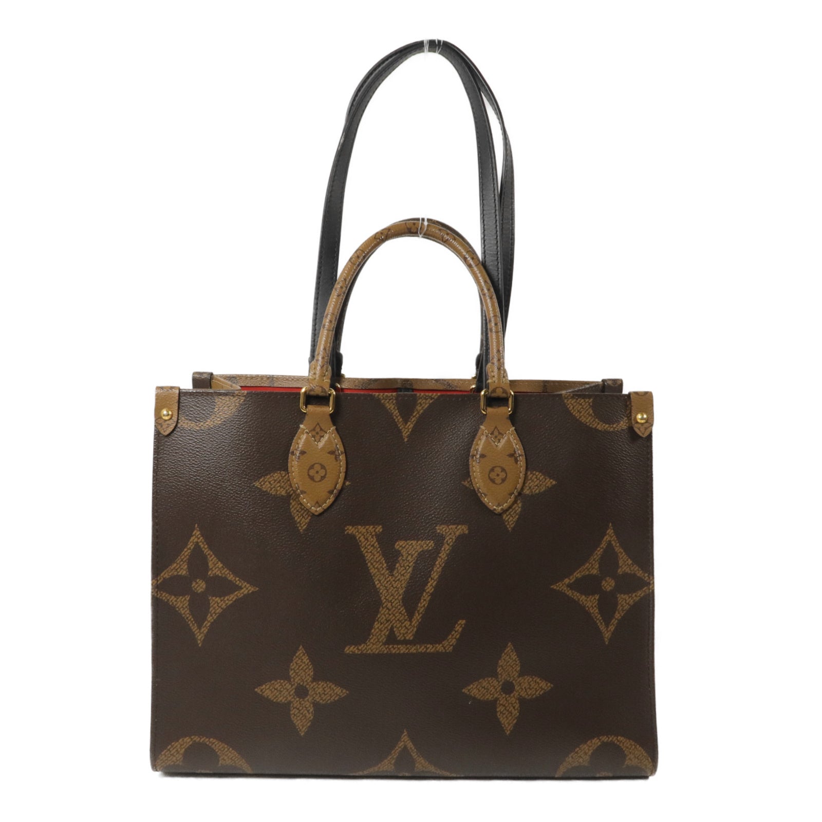 LOUIS VUITTON Monogram Giant On The Go MM手挽肩背兩用袋