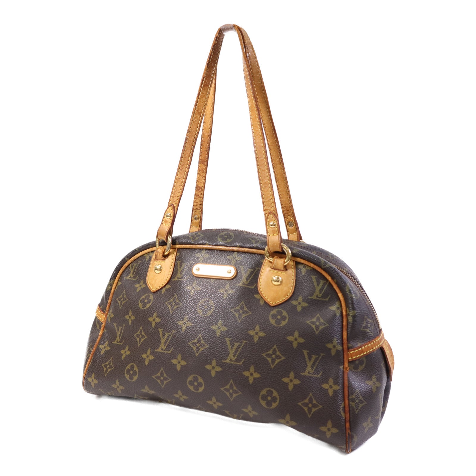 LOUIS VUITTON 【激減優惠】Monogram Montorgueil PM金扣肩背袋