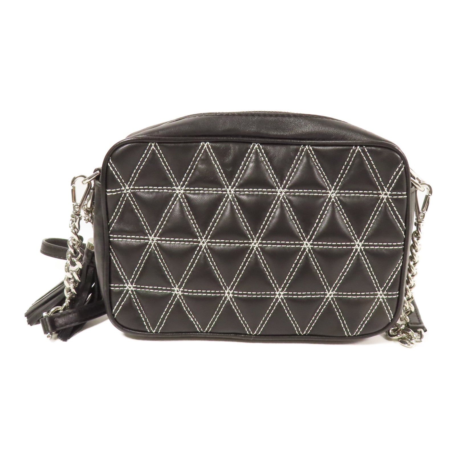 Michael Kors 牛皮皮革Shoulder Bag銀扣肩背袋