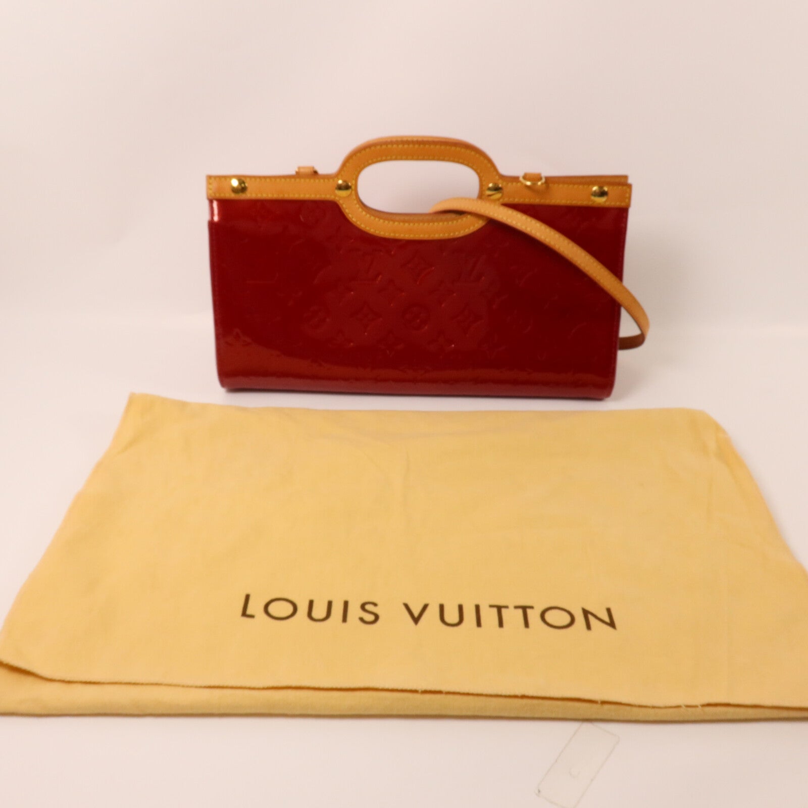 LOUIS VUITTON Monogram Vernis Roxbury Drive手挽肩背兩用袋