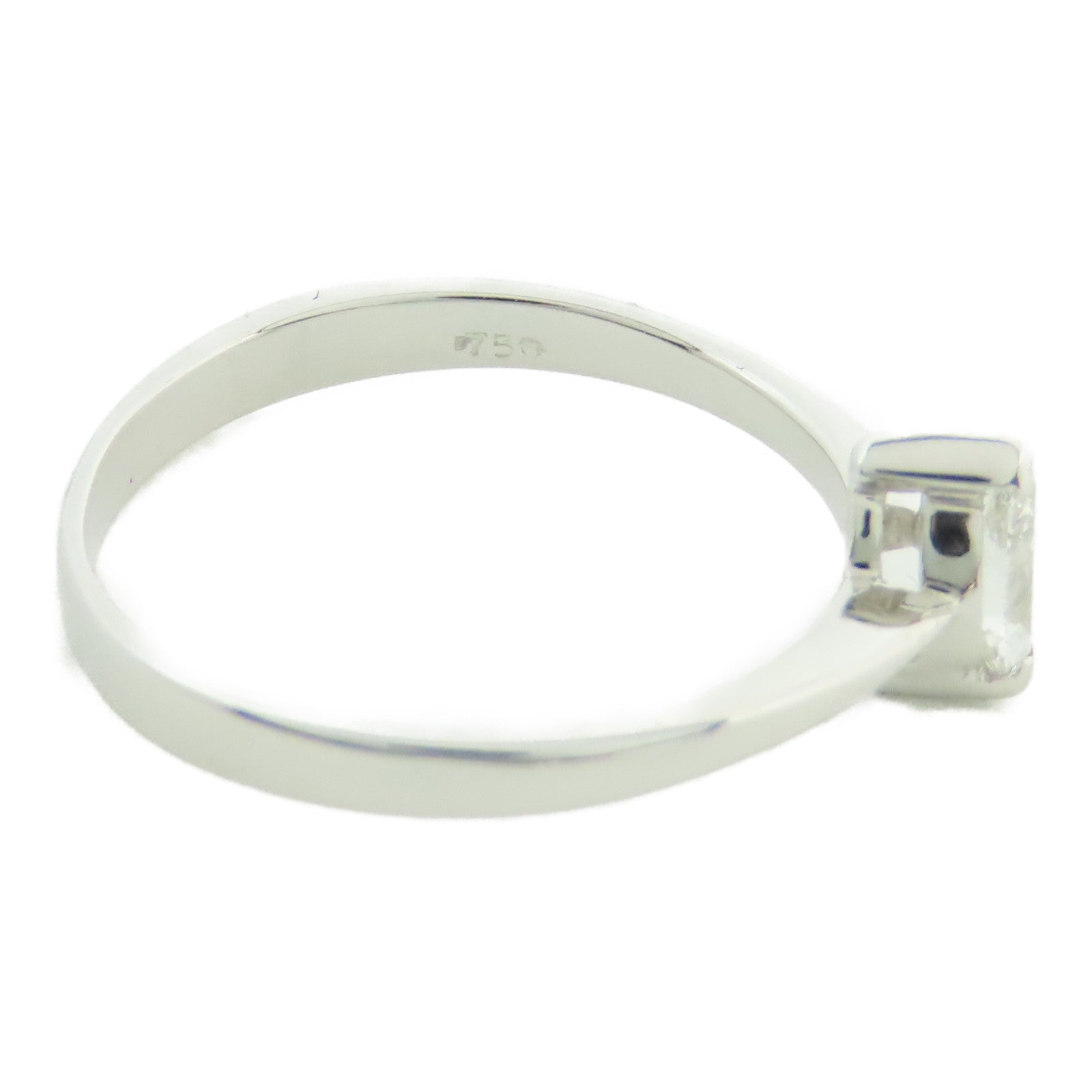JEWELRY 【激減優惠】18K白金Diamond Ring鑽石戒指US#5