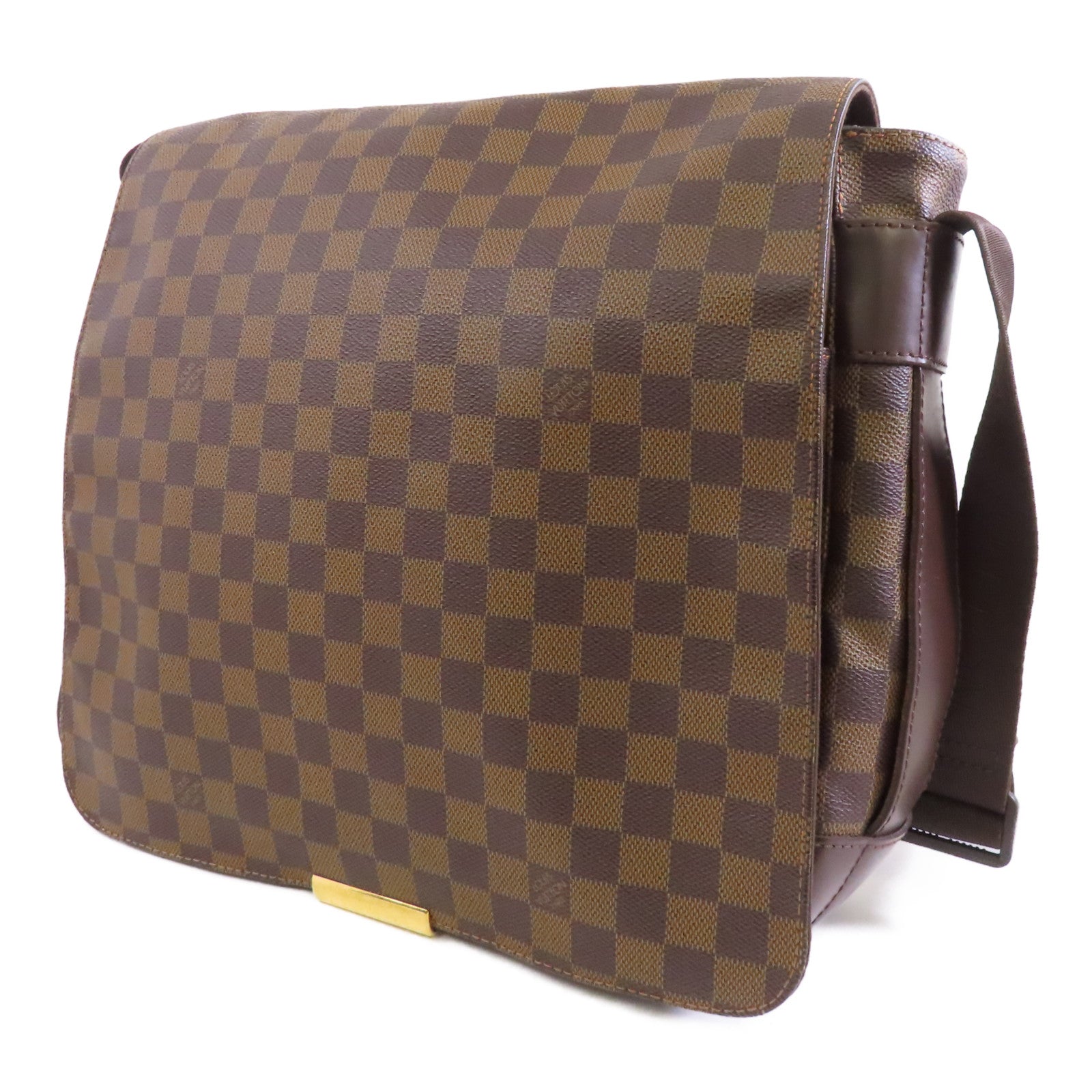 LOUIS VUITTON (PRICE DOWN) LV GHW Bastille Shoulder Bag N45258 Damier Ebene Brown