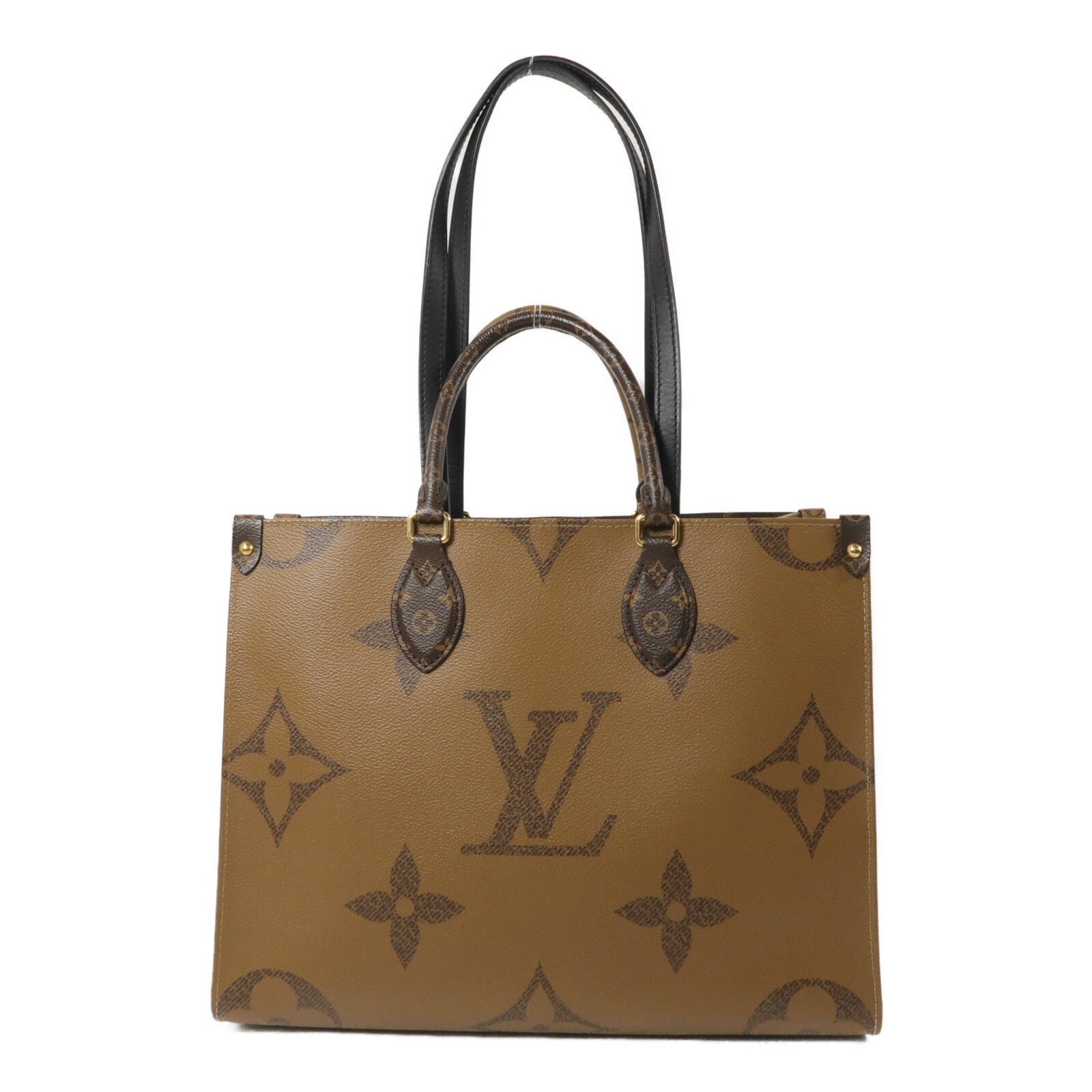 LOUIS VUITTON Monogram Giant On The Go MM手挽肩背兩用袋