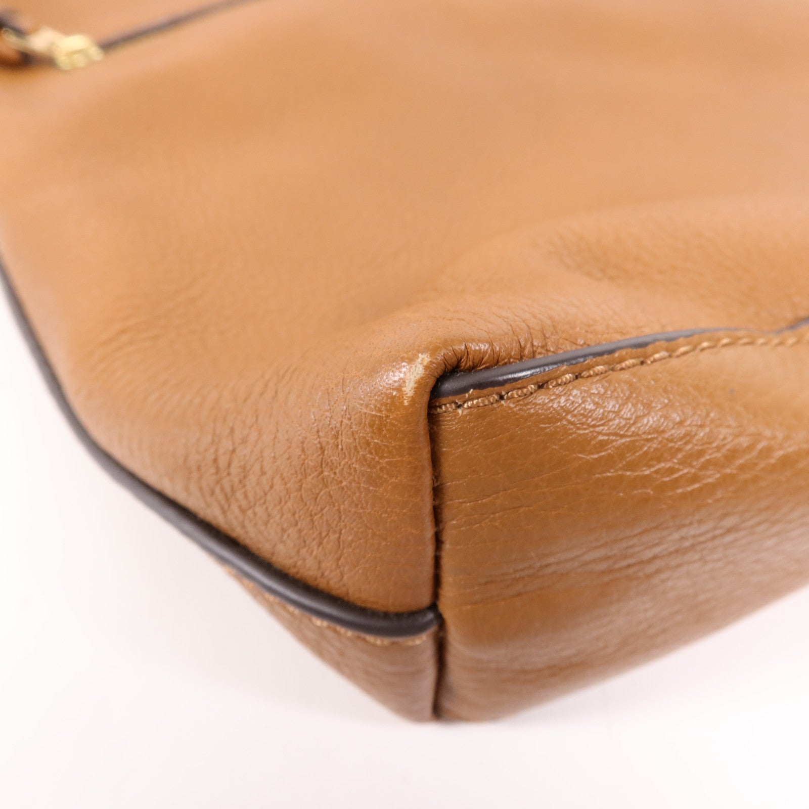 Tory Burch 牛皮皮革Hand Bag金扣手挽袋