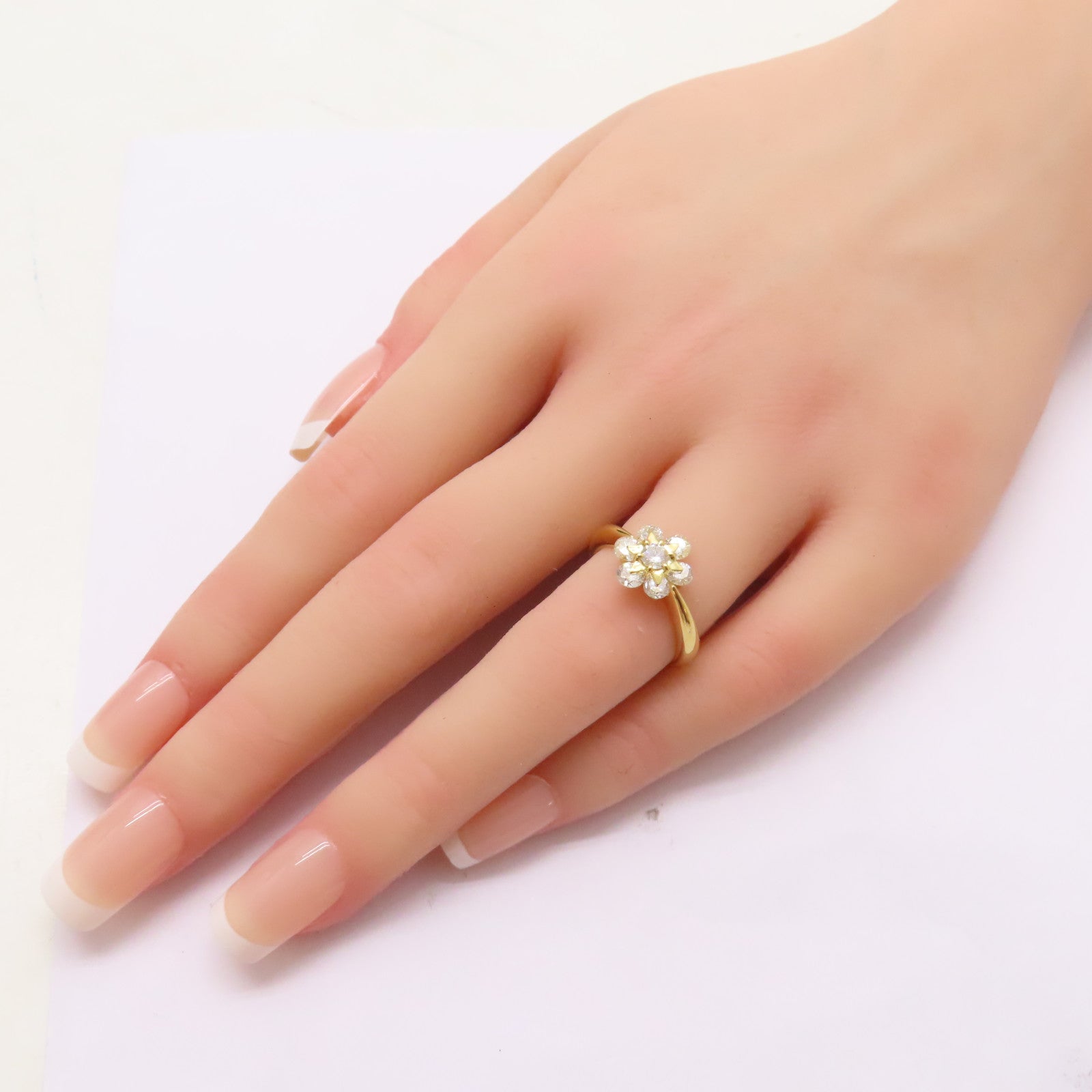 JEWELRY 【激減優惠】18K黃金Diamond Ring 1.07ct鑽石戒指US#5.75