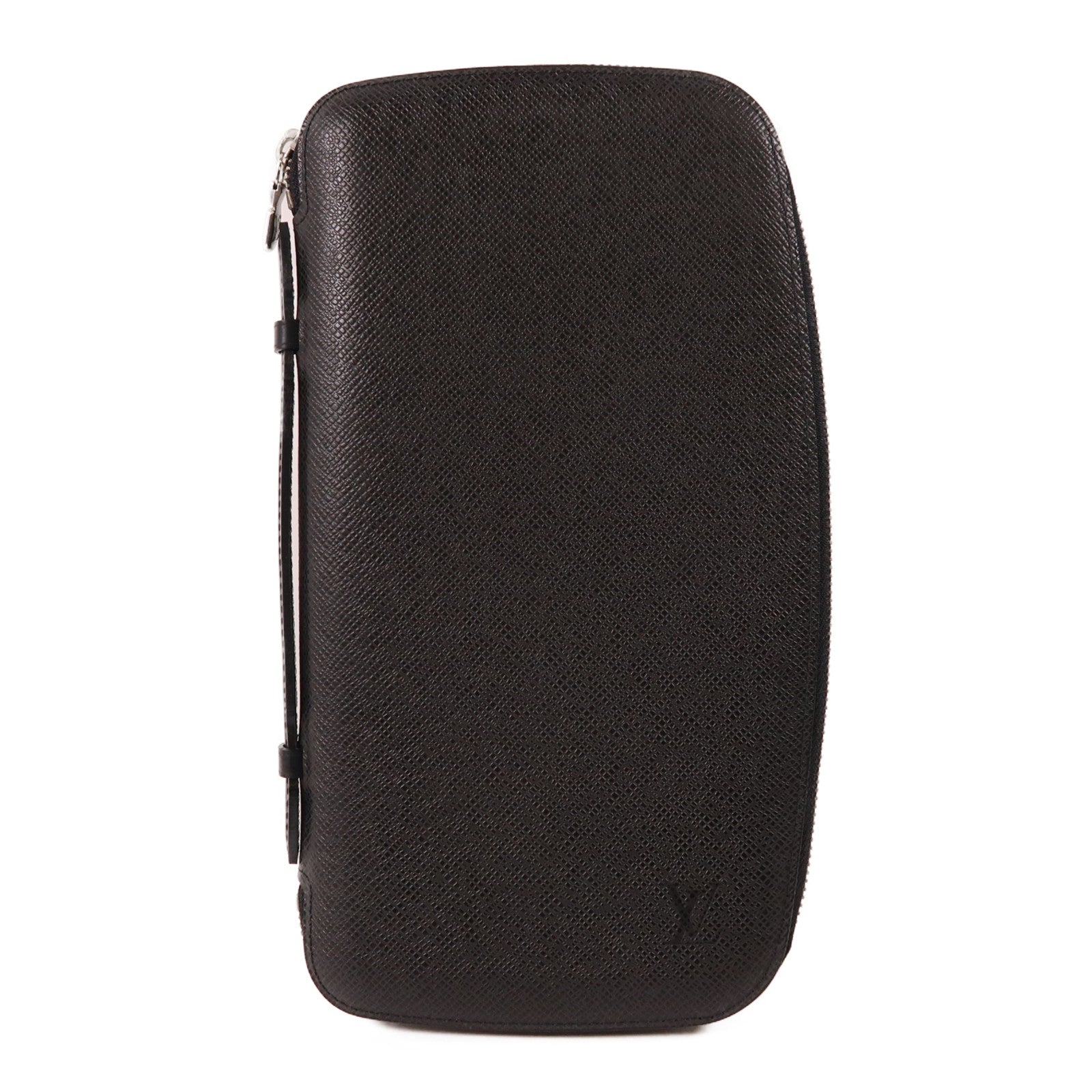 LOUIS VUITTON Taiga Travel Case銀扣手拿包