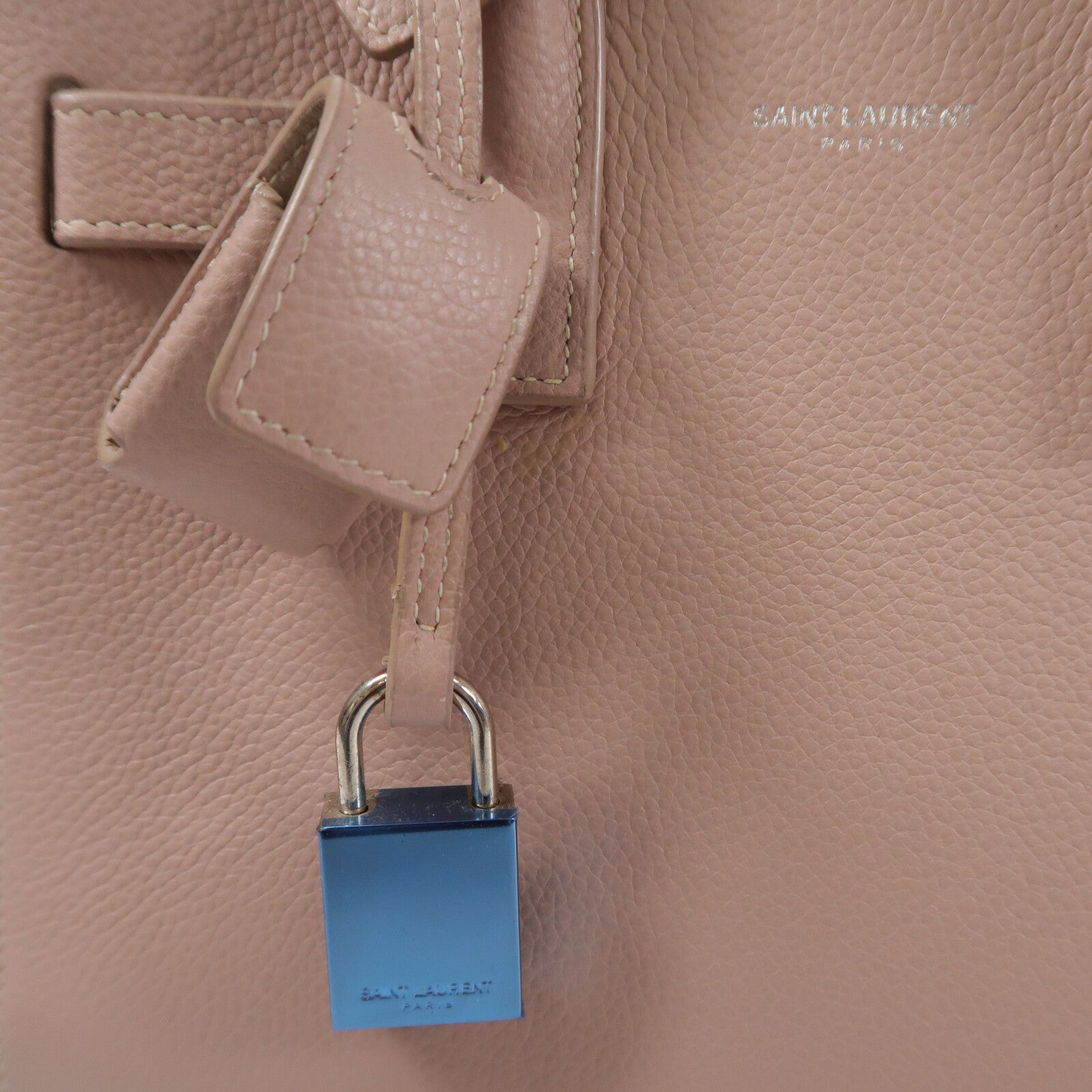 YVES SAINT LAURENT 牛皮皮革Sac De Jour Nano手挽肩背兩用袋