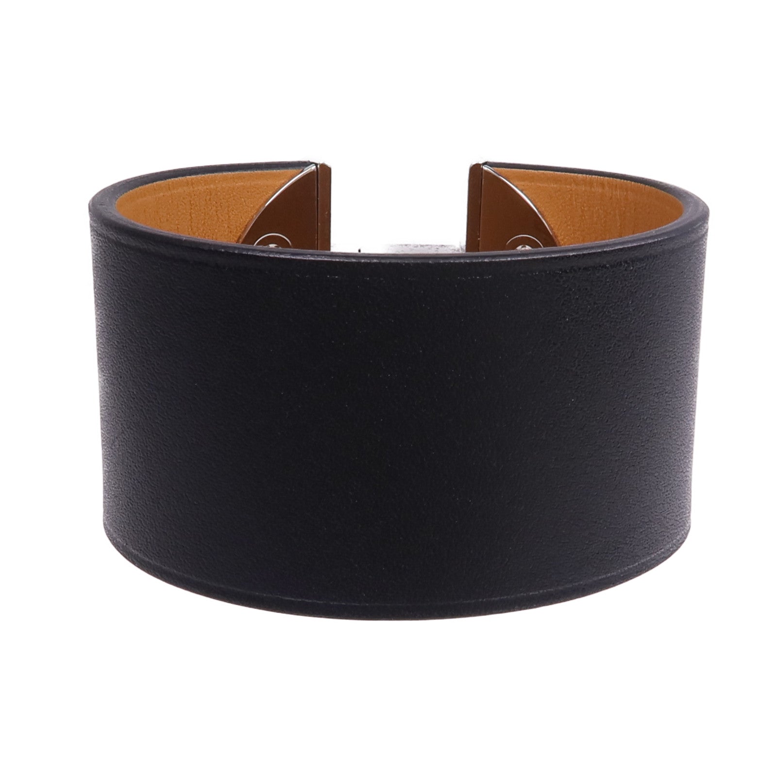 HERMES 【激減優惠】Swift皮革2022 Manchette Bracelet銀扣手鐲