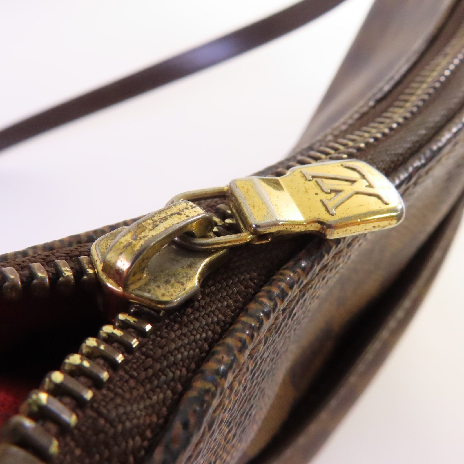 LOUIS VUITTON 【激減優惠】Damier Bloomsbury PM Shoulder Bag銀扣肩背袋啡色