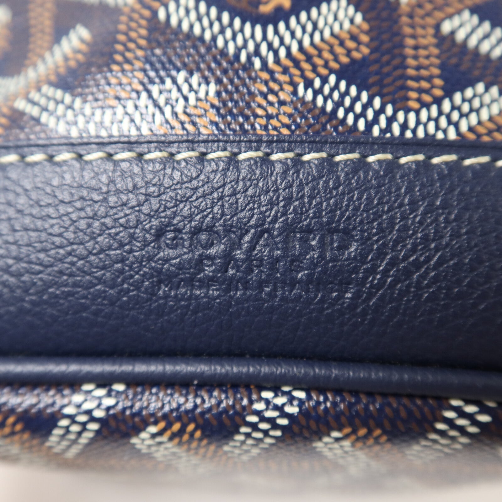 GOYARD 塗層帆布Petit Flot Bucket銀扣肩背袋