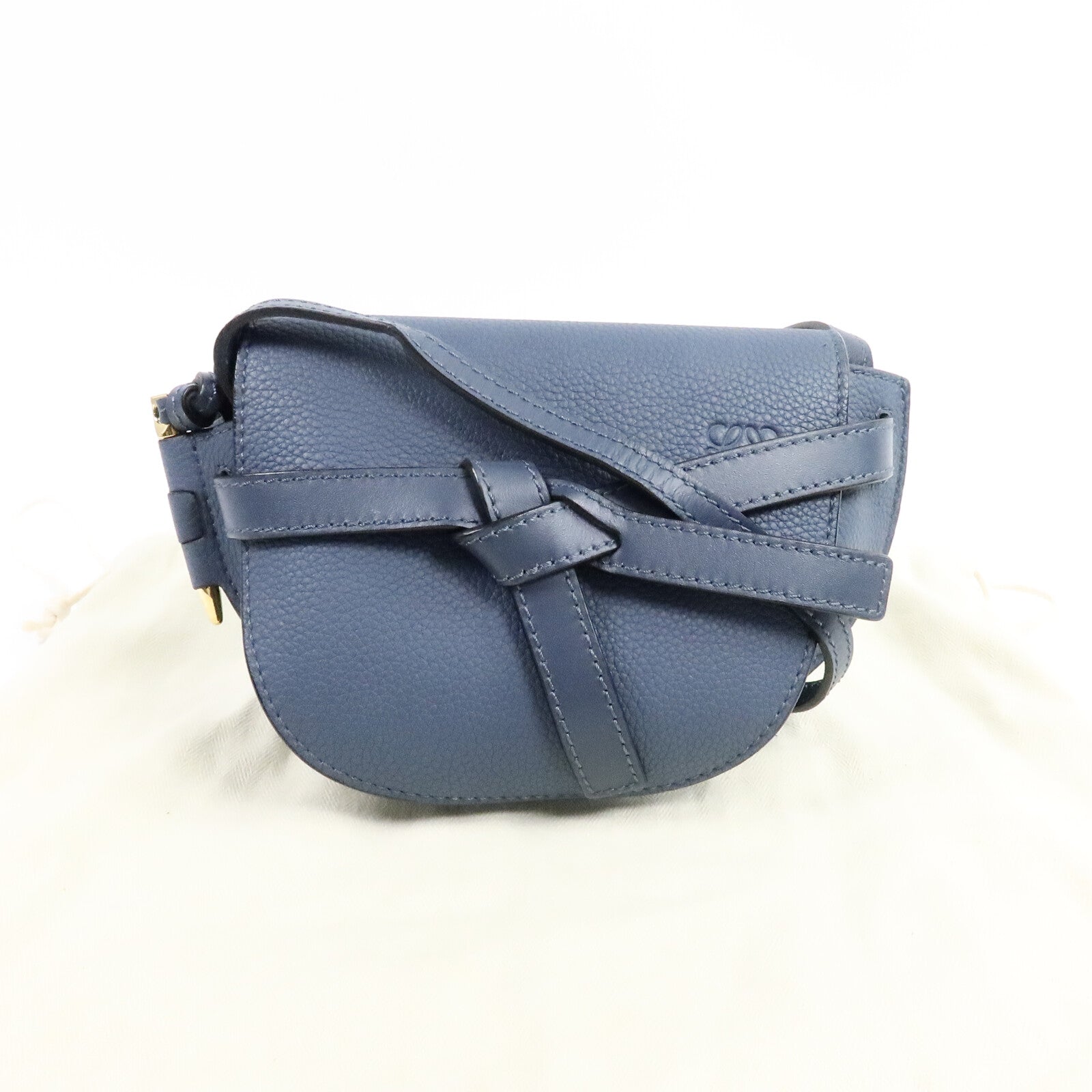 LOEWE 牛皮皮革Mini Gate肩背袋