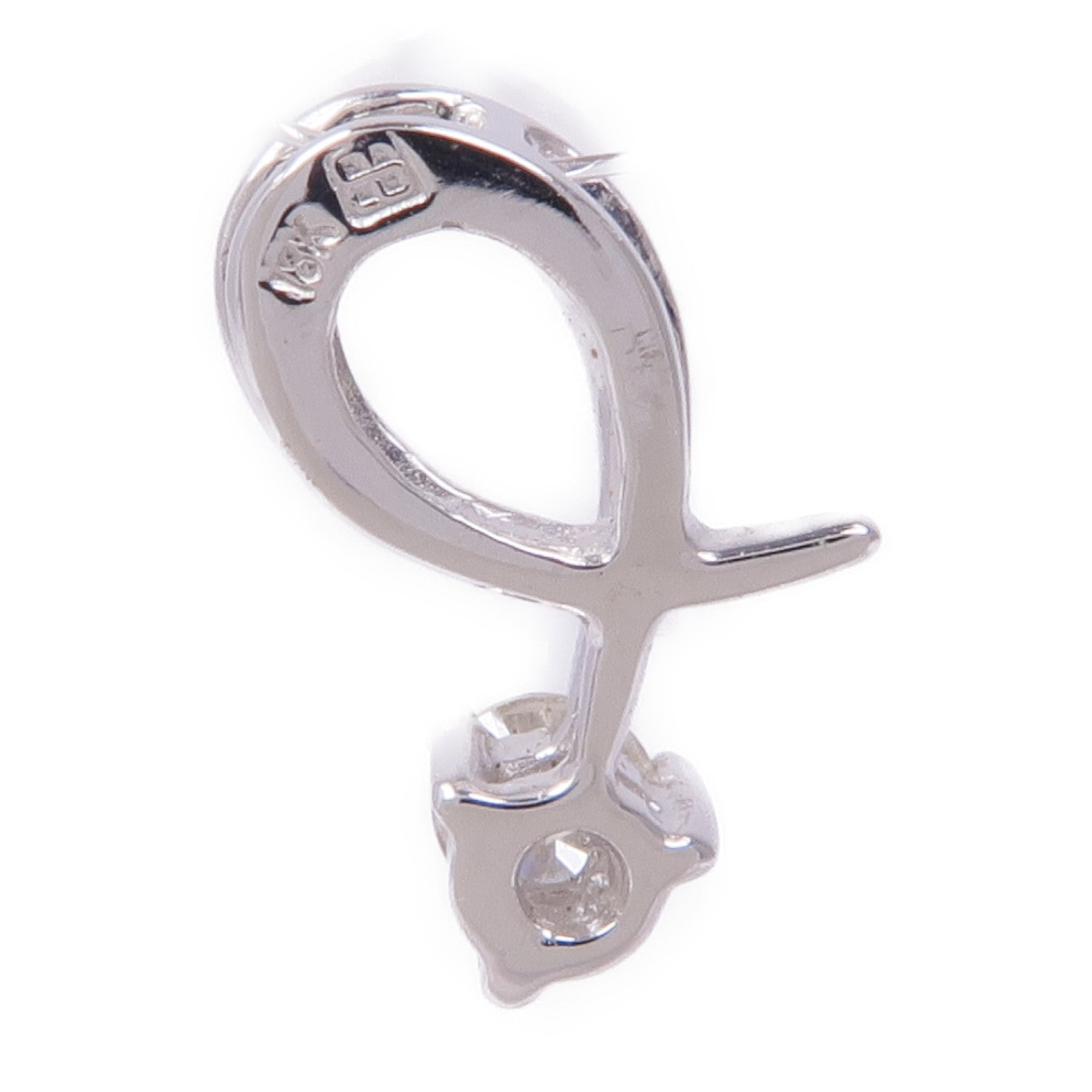 JEWELRY Diamond Pendant Top 18K White Gold